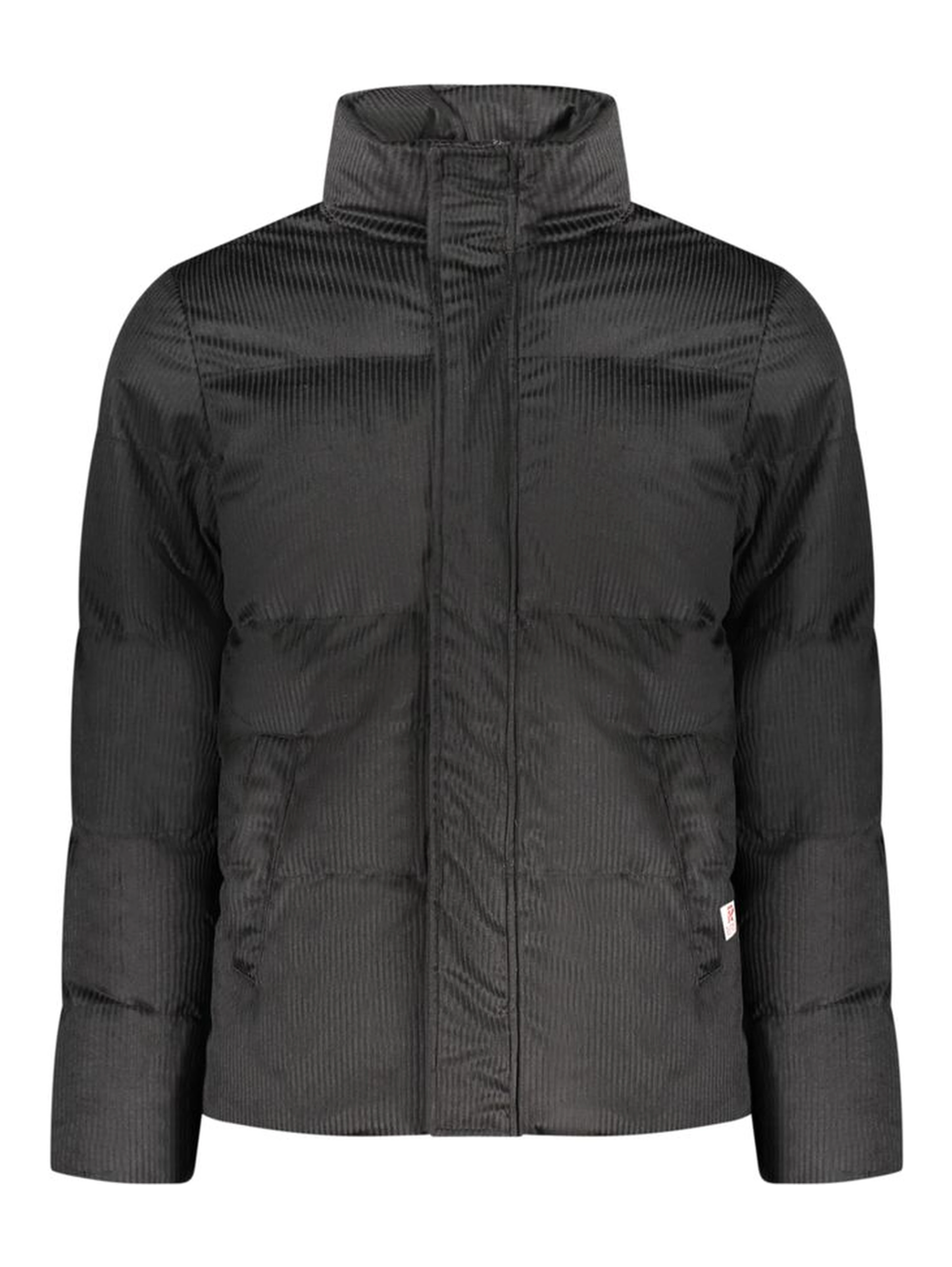 Black Polyester Men's Jacket