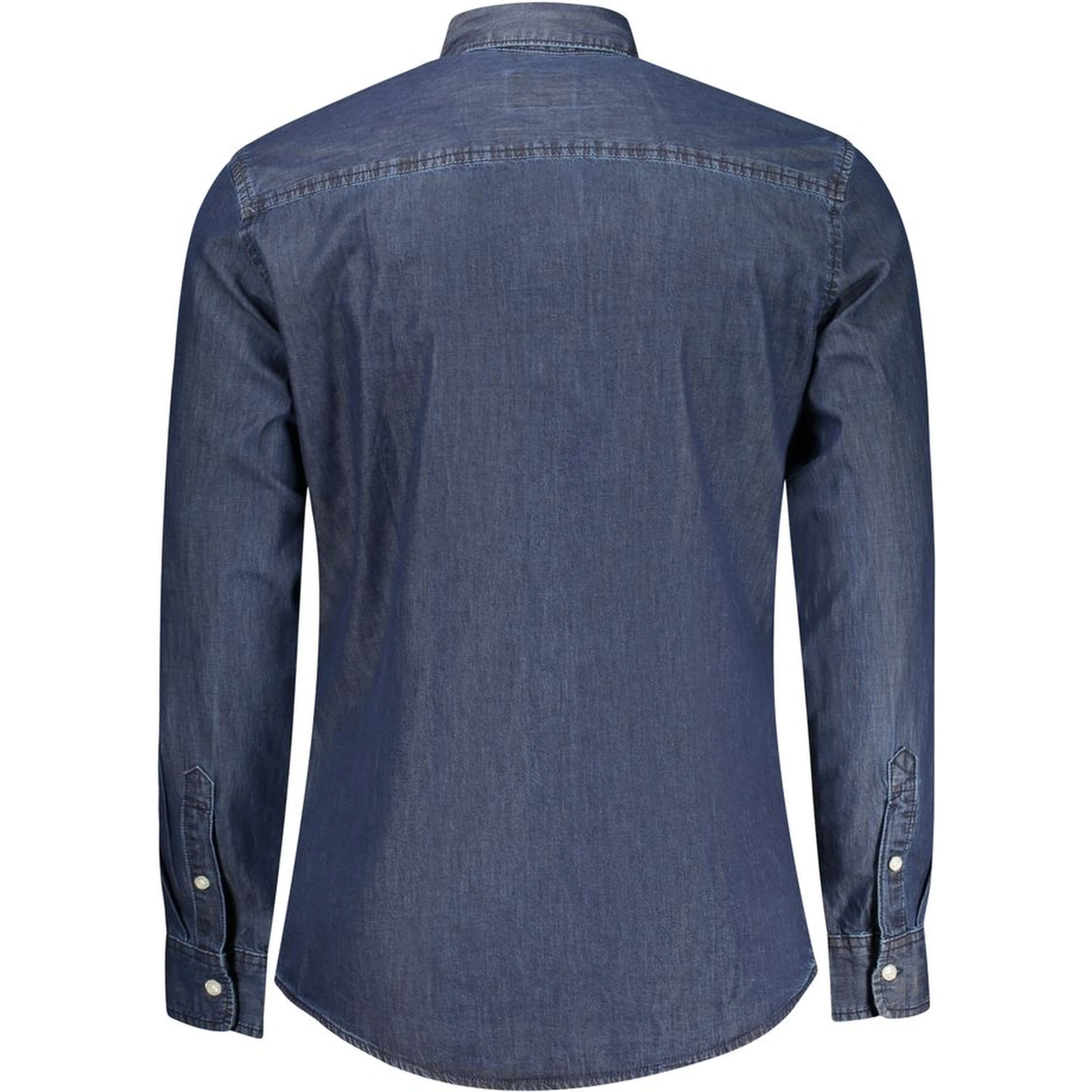 Blu Cotton Men Shirt