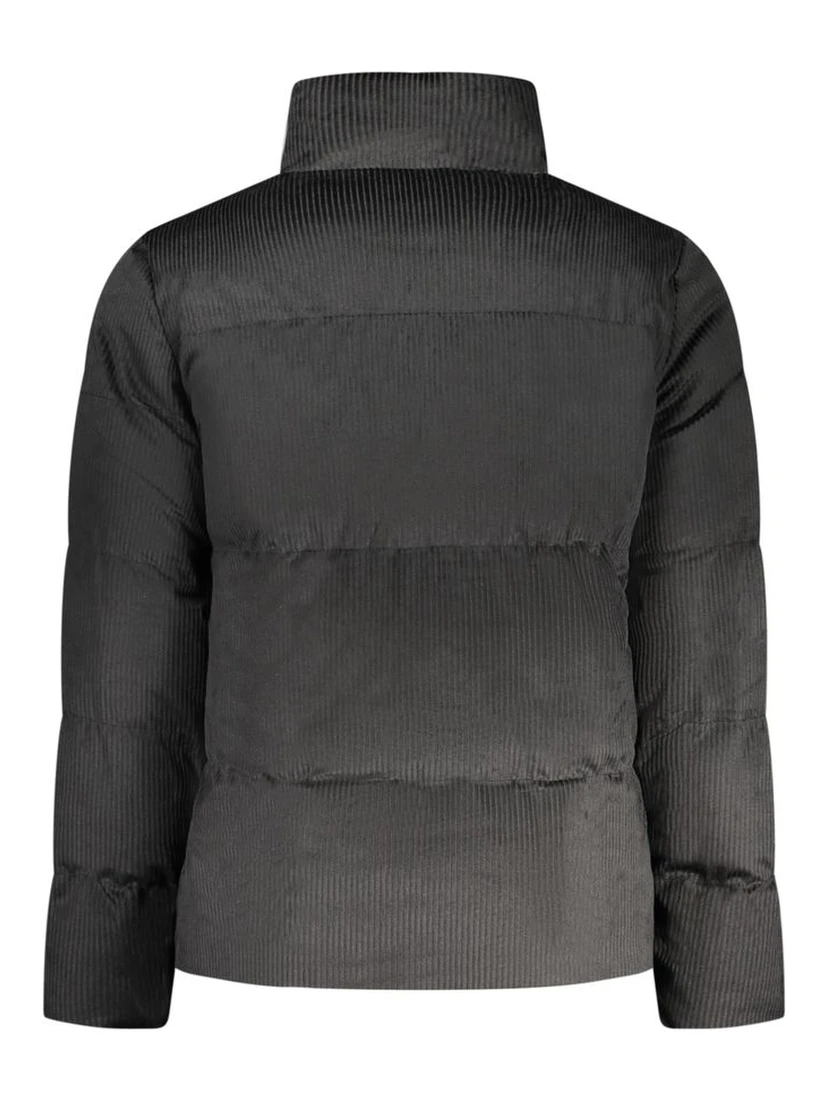 Black Polyester Men's Jacket