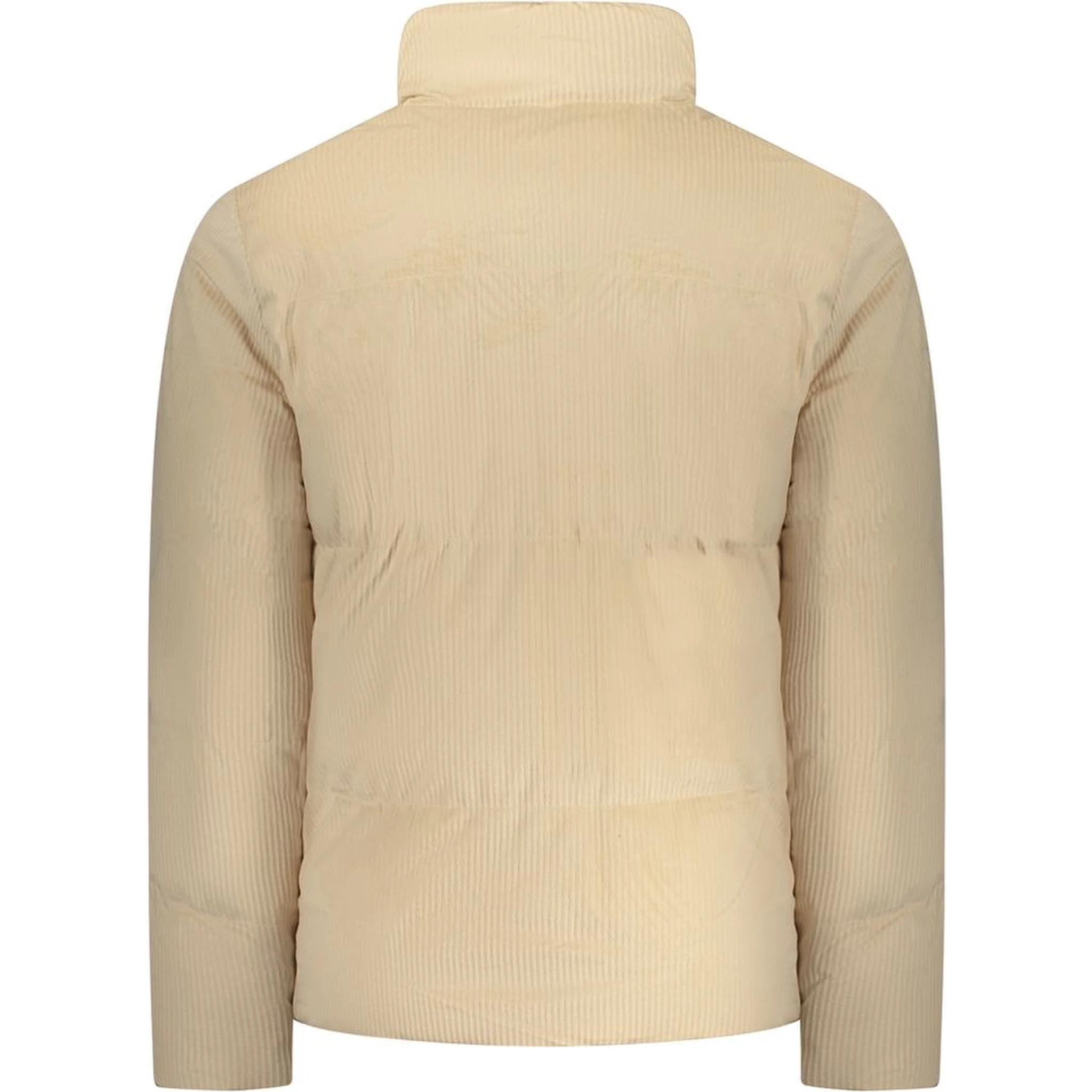 Beige Polyester Men's Jacket