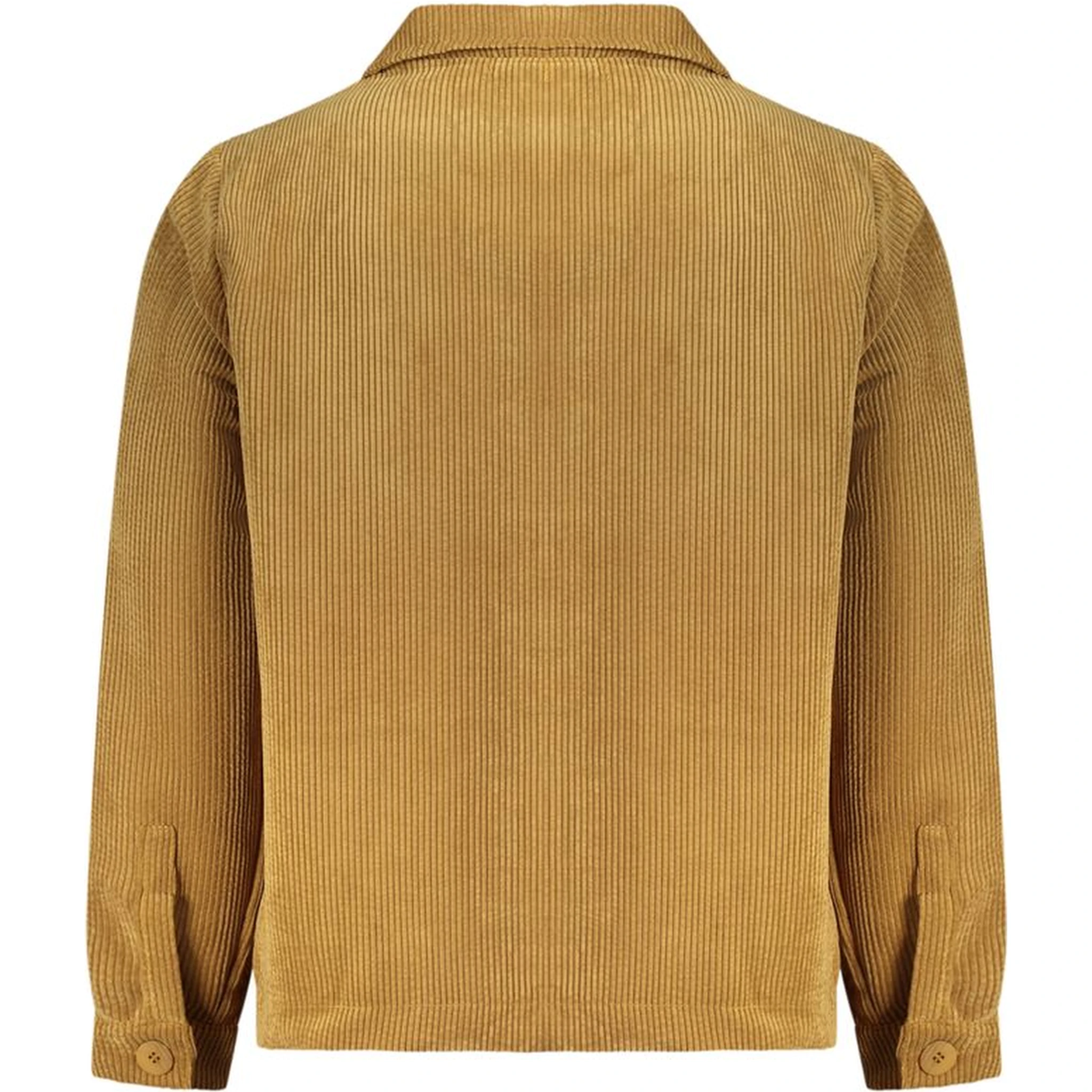 Marrone Polyester Men's Shirt