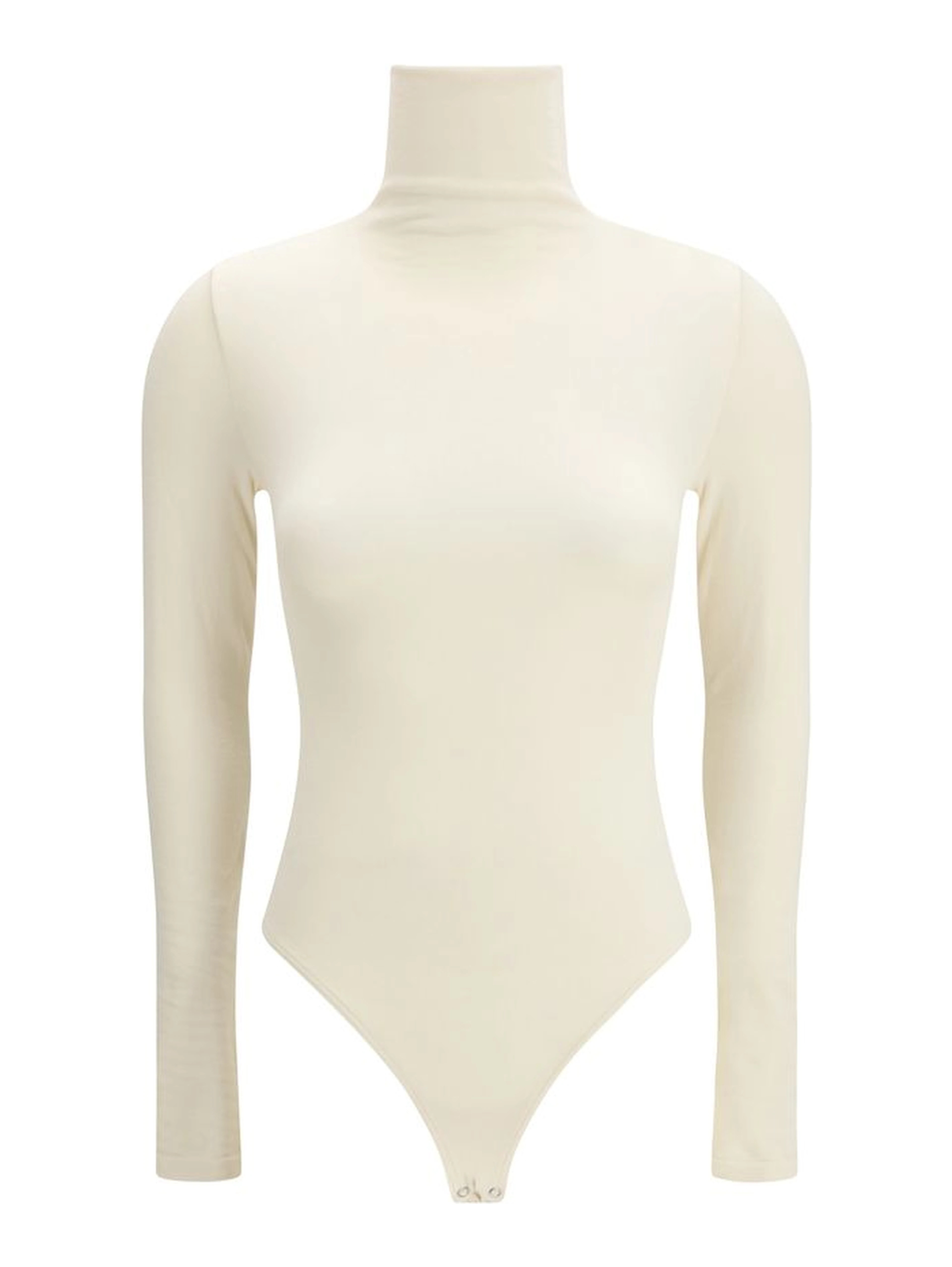 Cream Polyamide Top
