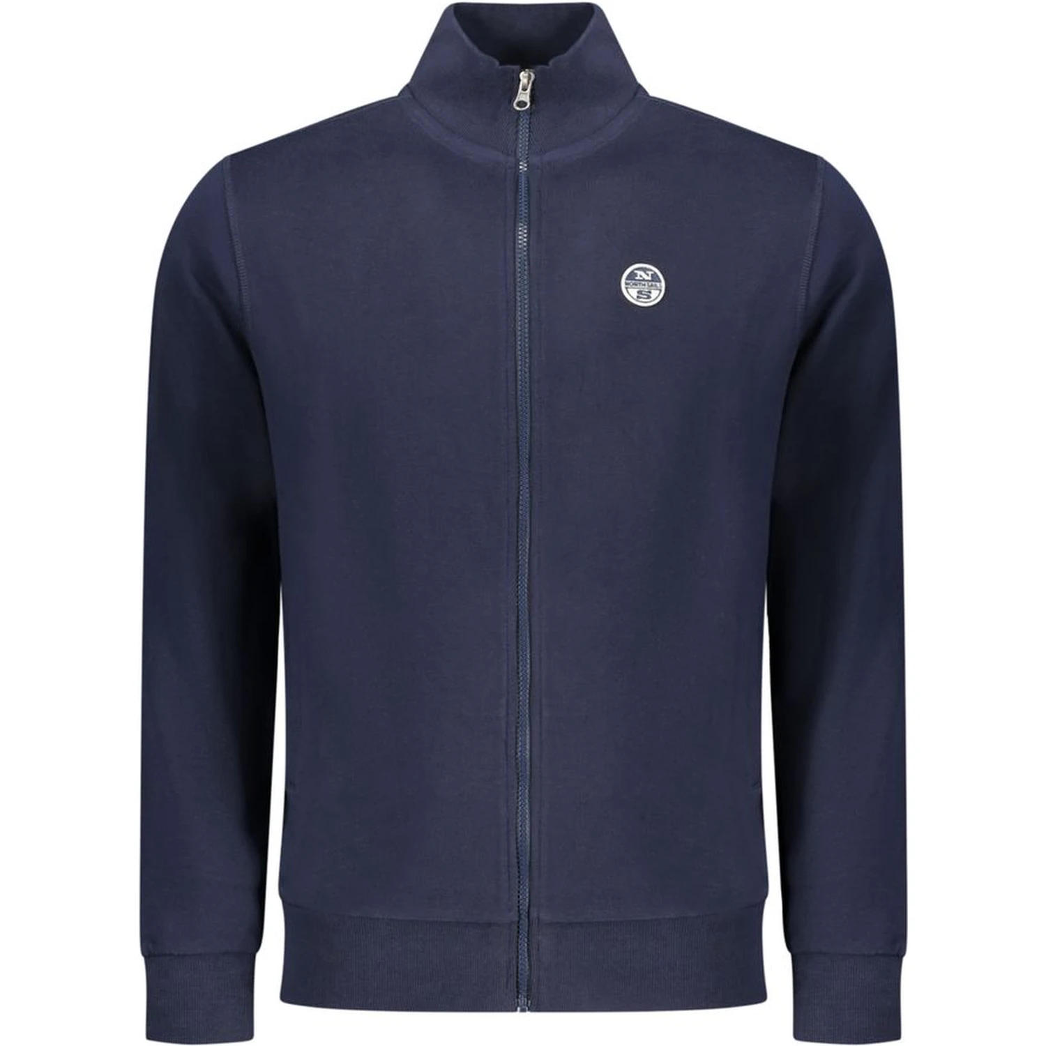 Blue Cotton Men Sweatshirt