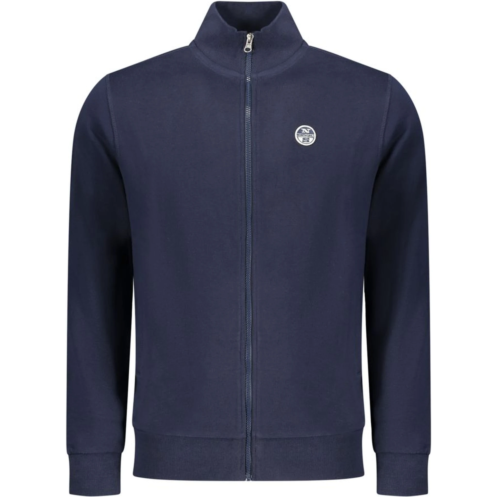 Blue Cotton Men Sweatshirt