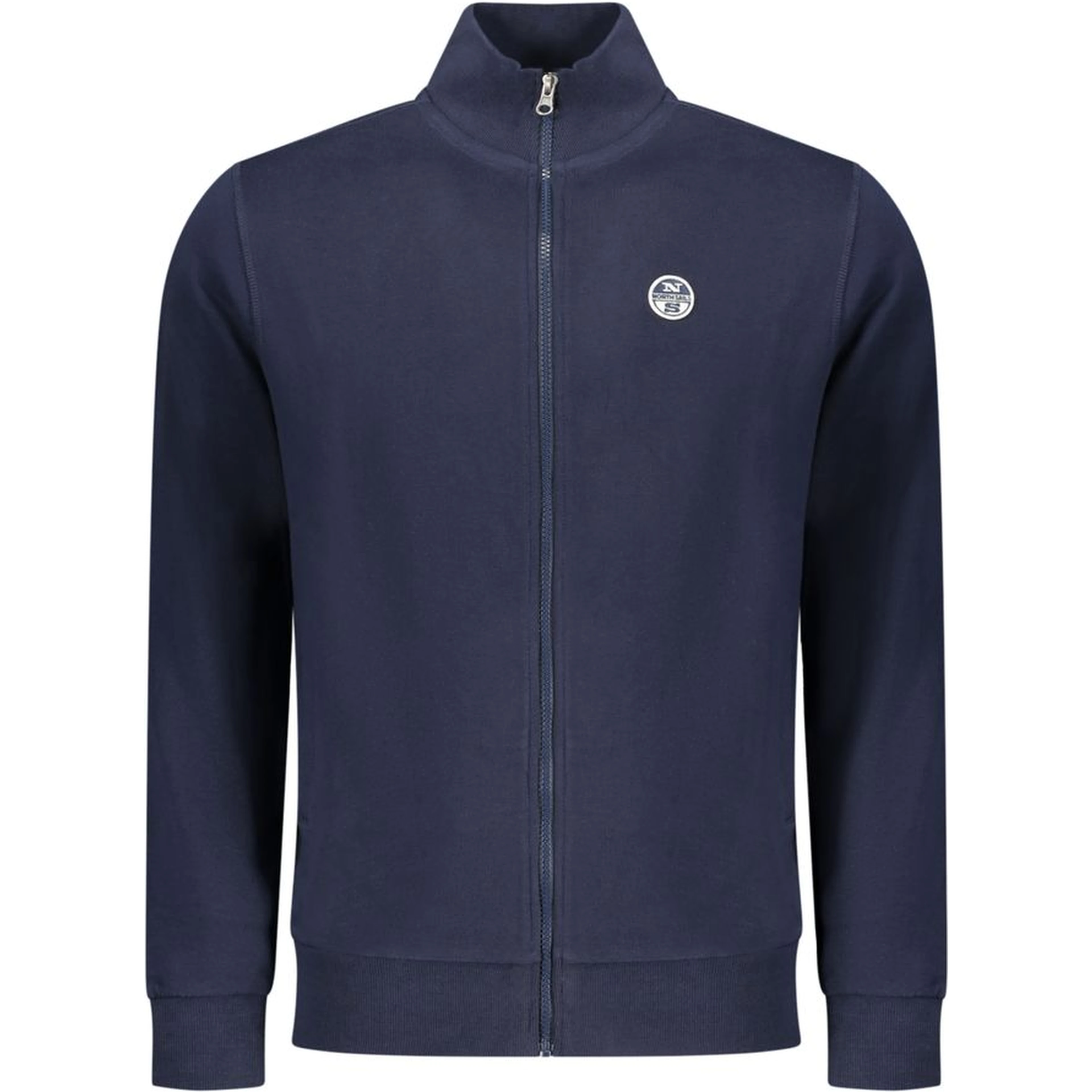 Blue Cotton Men Sweatshirt