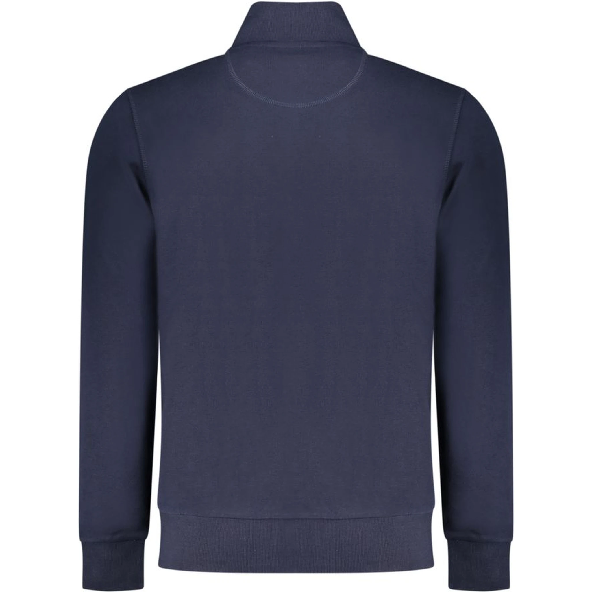 Blue Cotton Men Sweatshirt