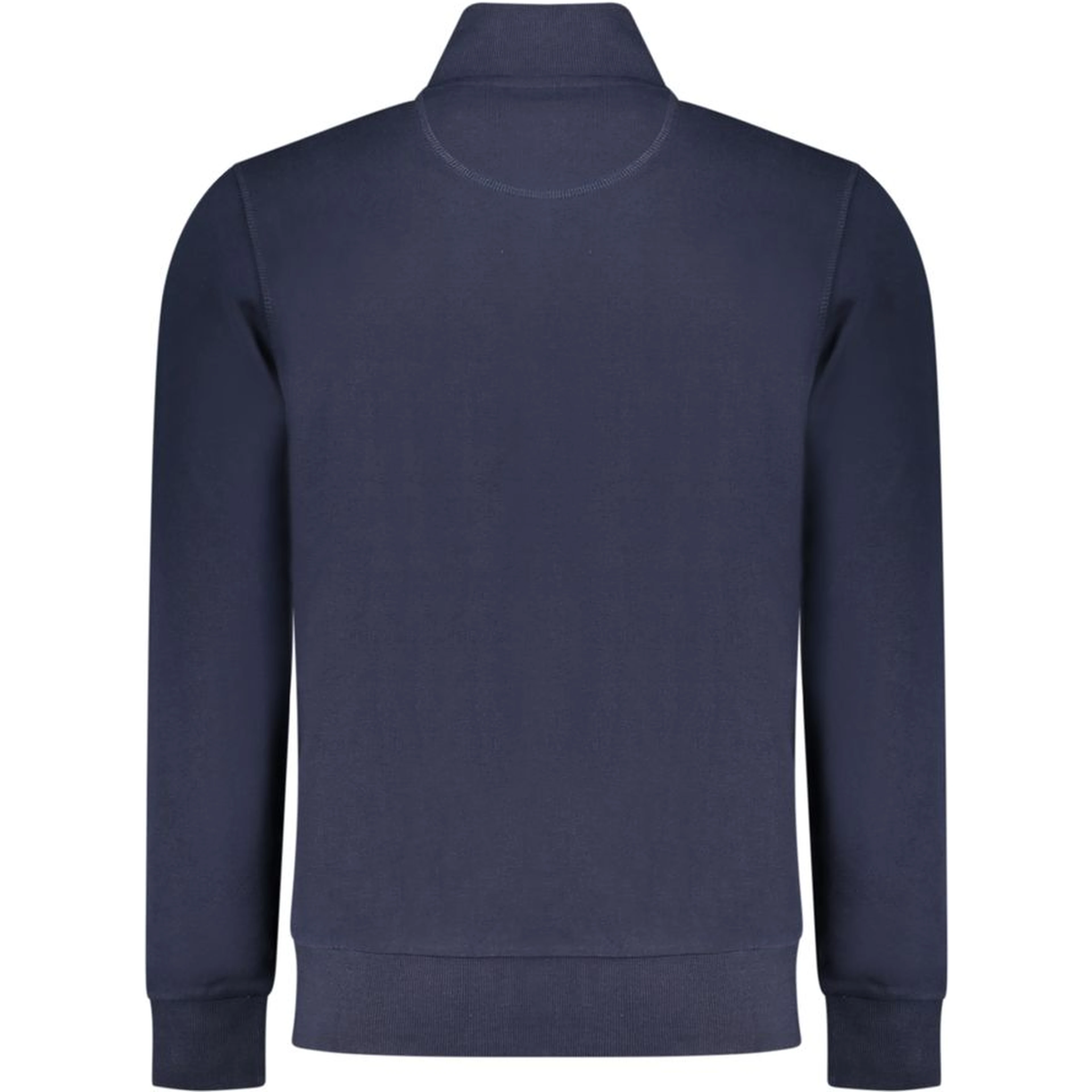 Blue Cotton Men Sweatshirt