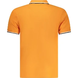 Orange Cotton Polo Shirt