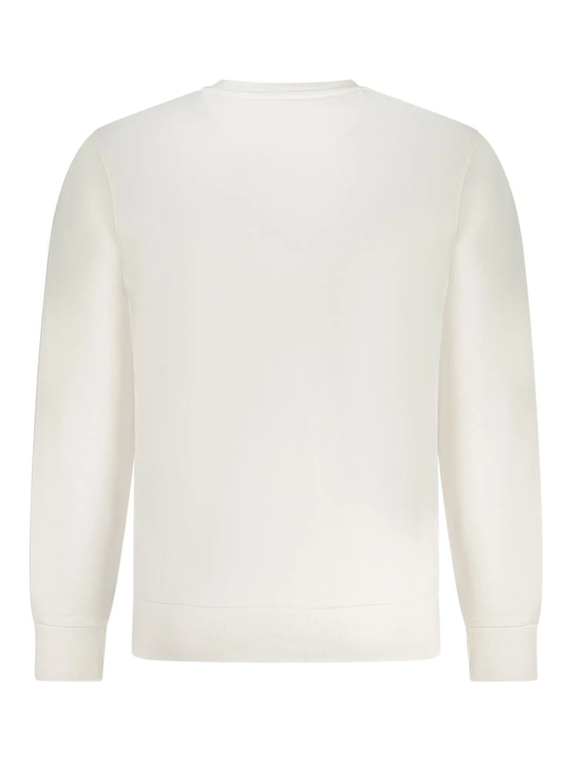 White Cotton Mens Sweatshirt