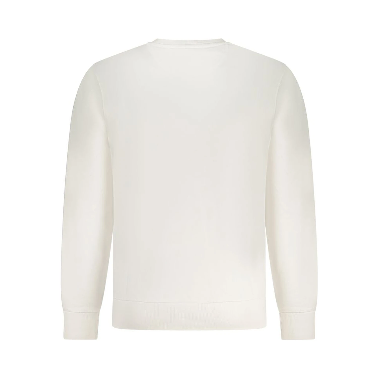 White Cotton Mens Sweatshirt