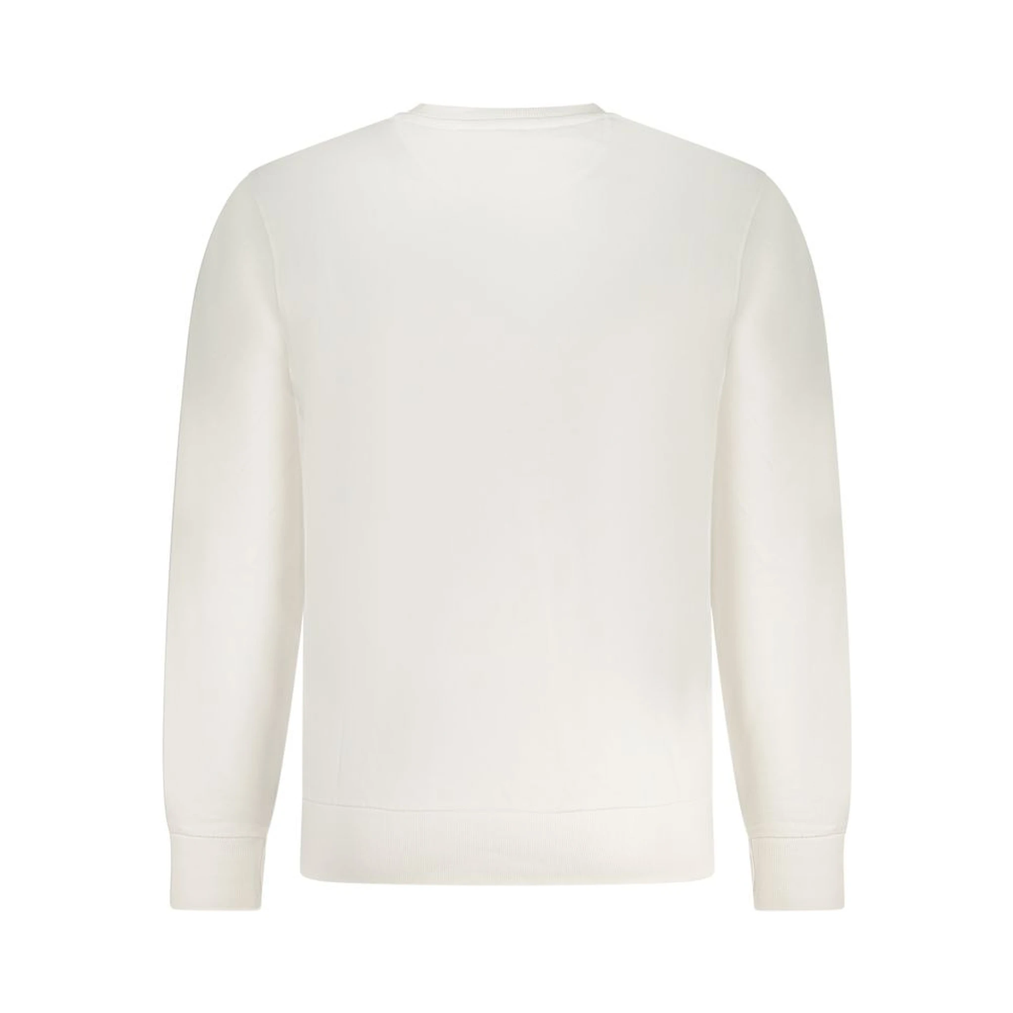 White Cotton Mens Sweatshirt