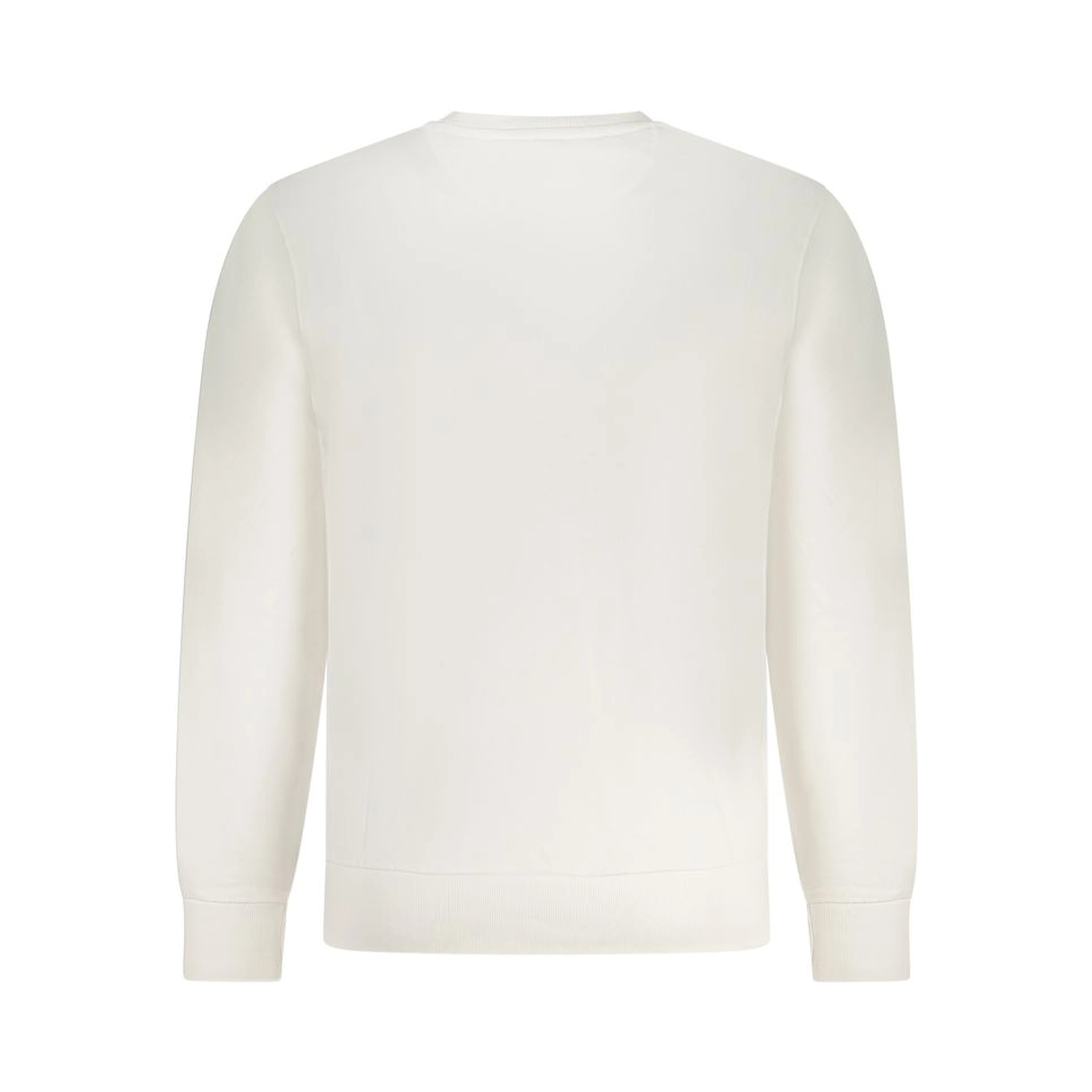 White Cotton Mens Sweatshirt