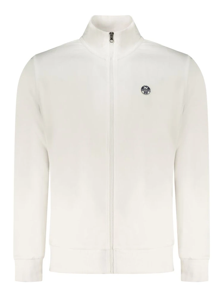 White Cotton Men's Sweatshirt