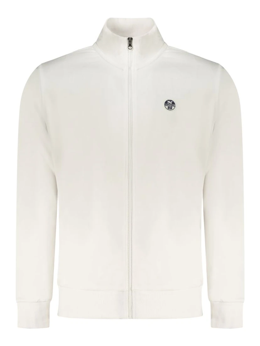 White Cotton Men's Sweatshirt