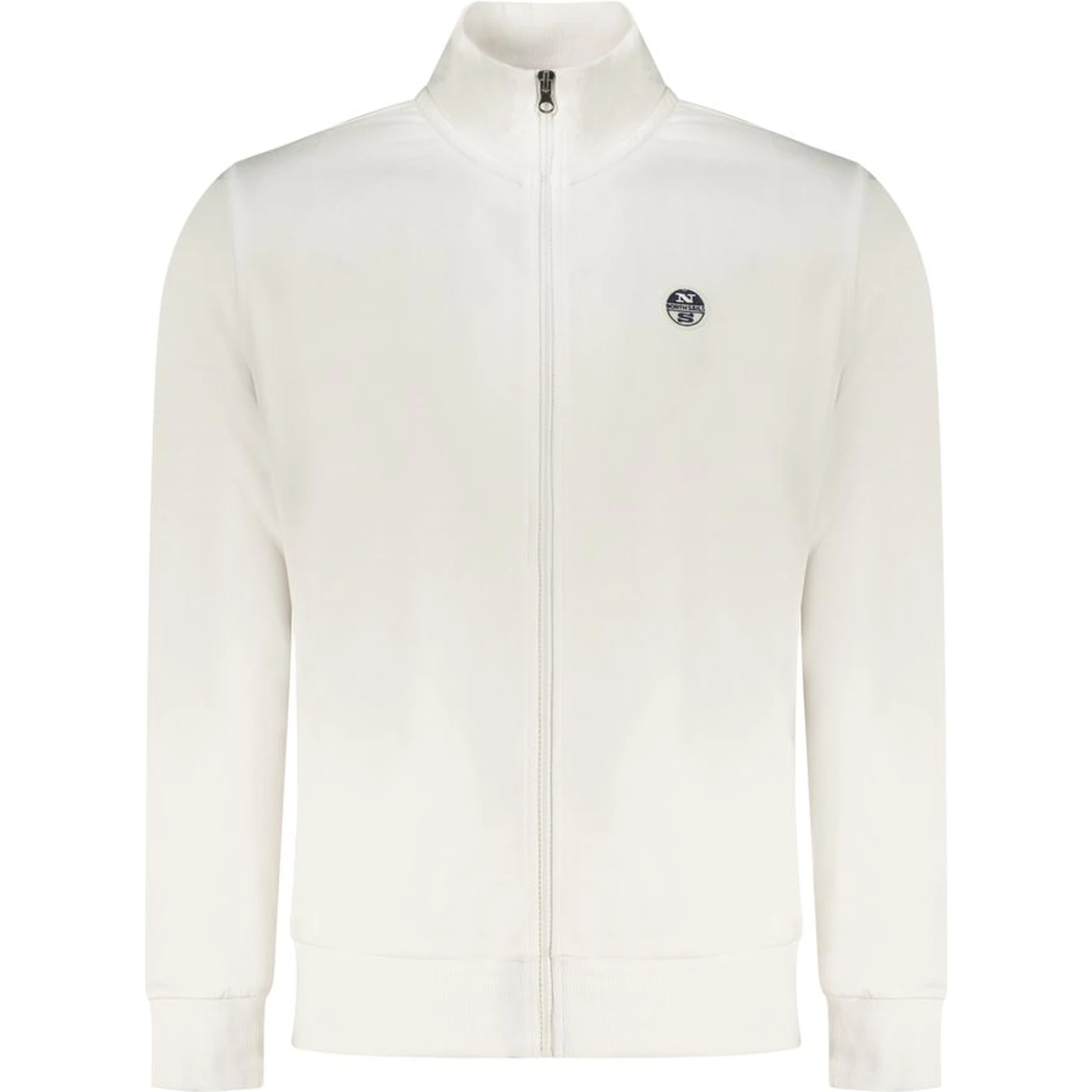 White Cotton Men's Sweatshirt