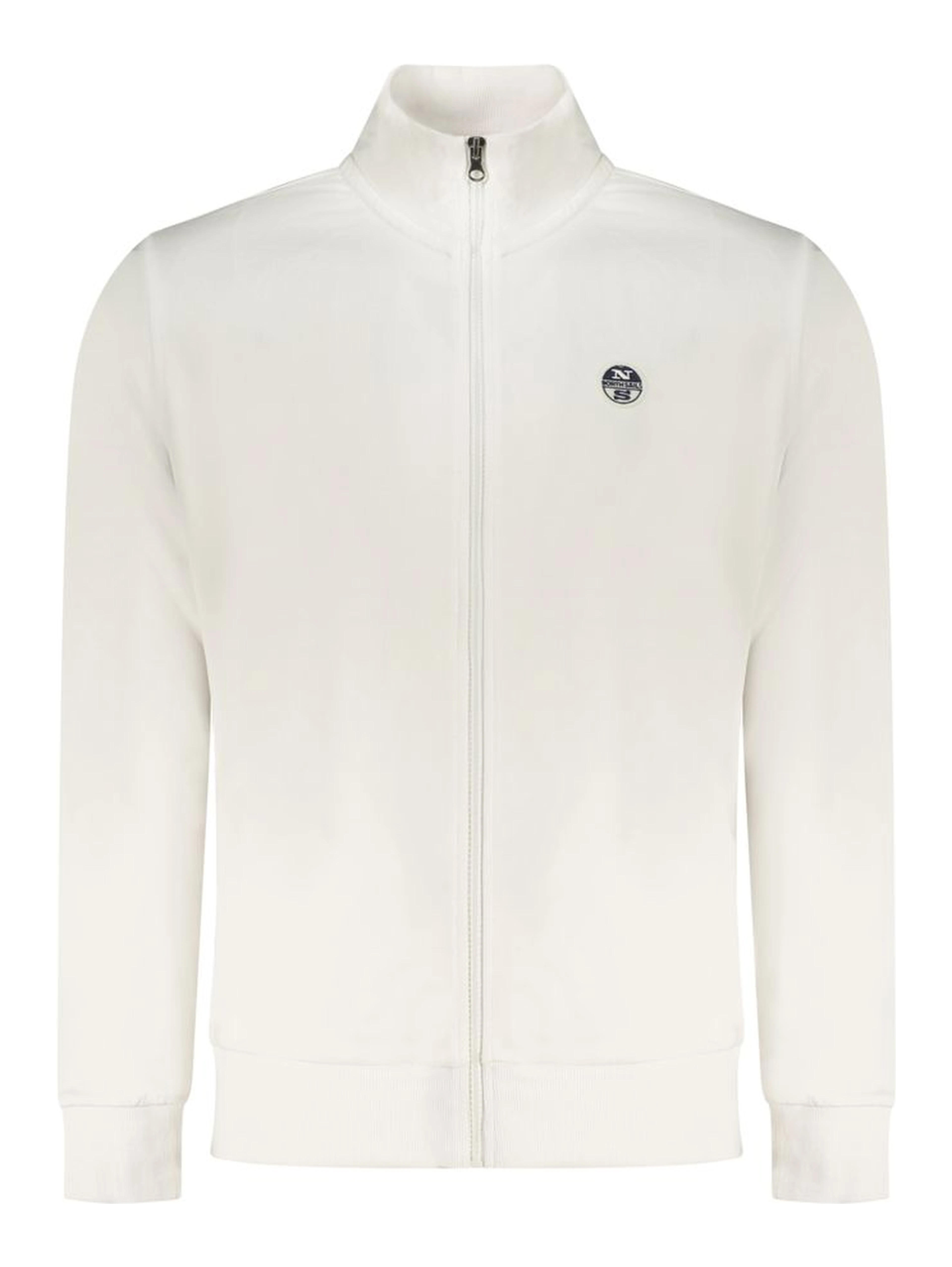 White Cotton Men's Sweatshirt