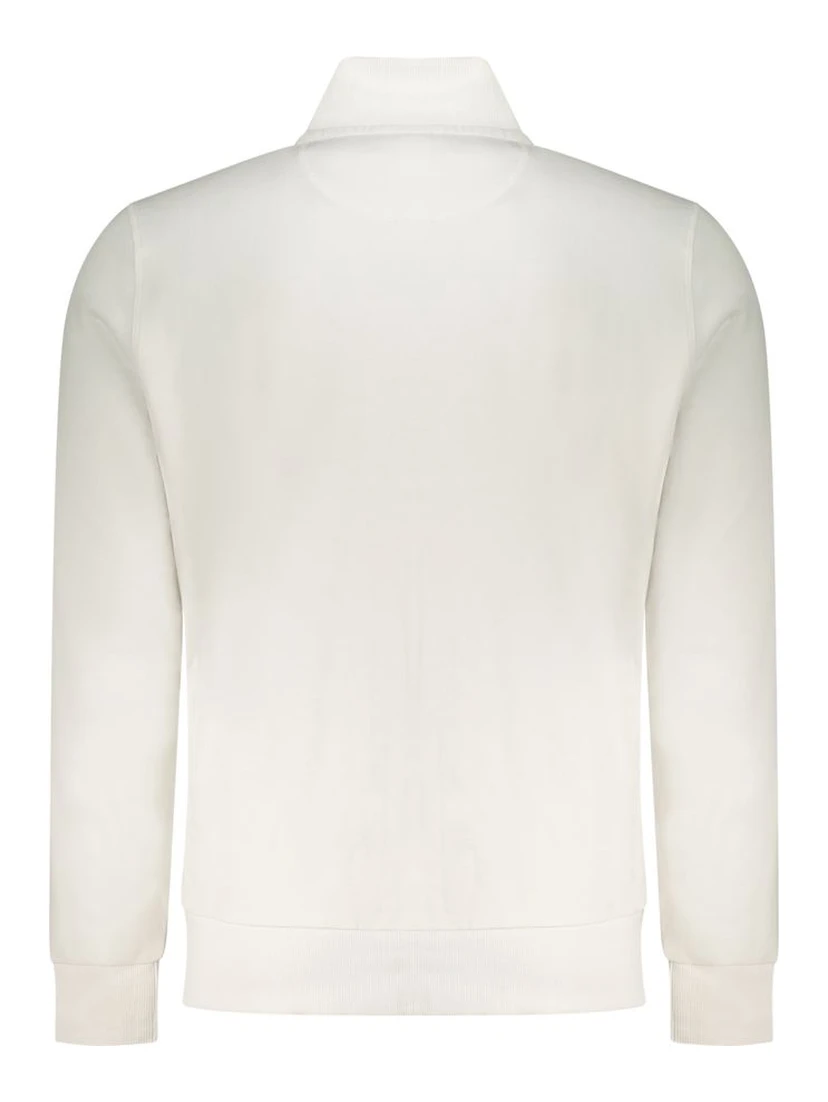 White Cotton Men's Sweatshirt