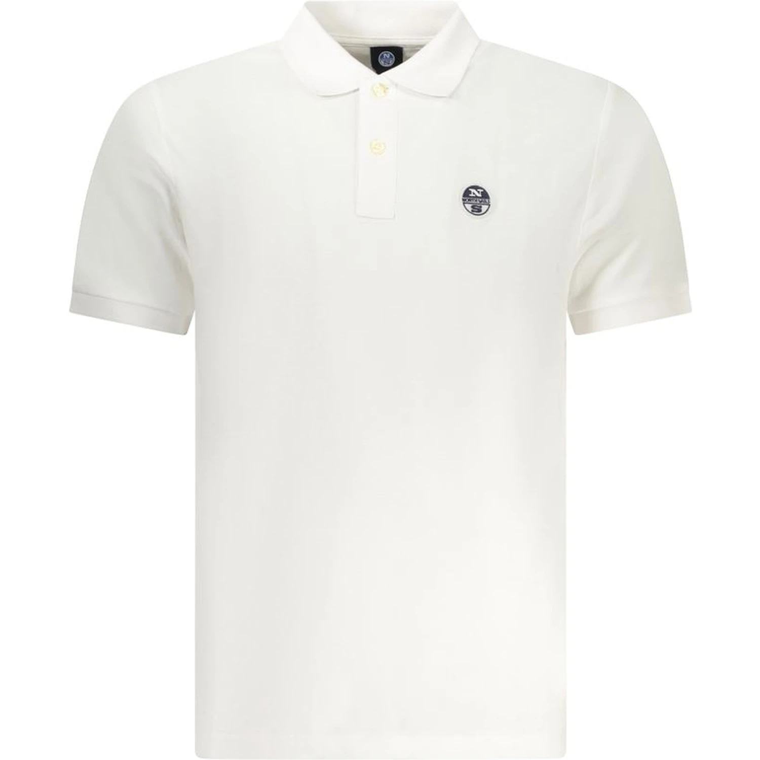 White Cotton Men's Polo Shirt