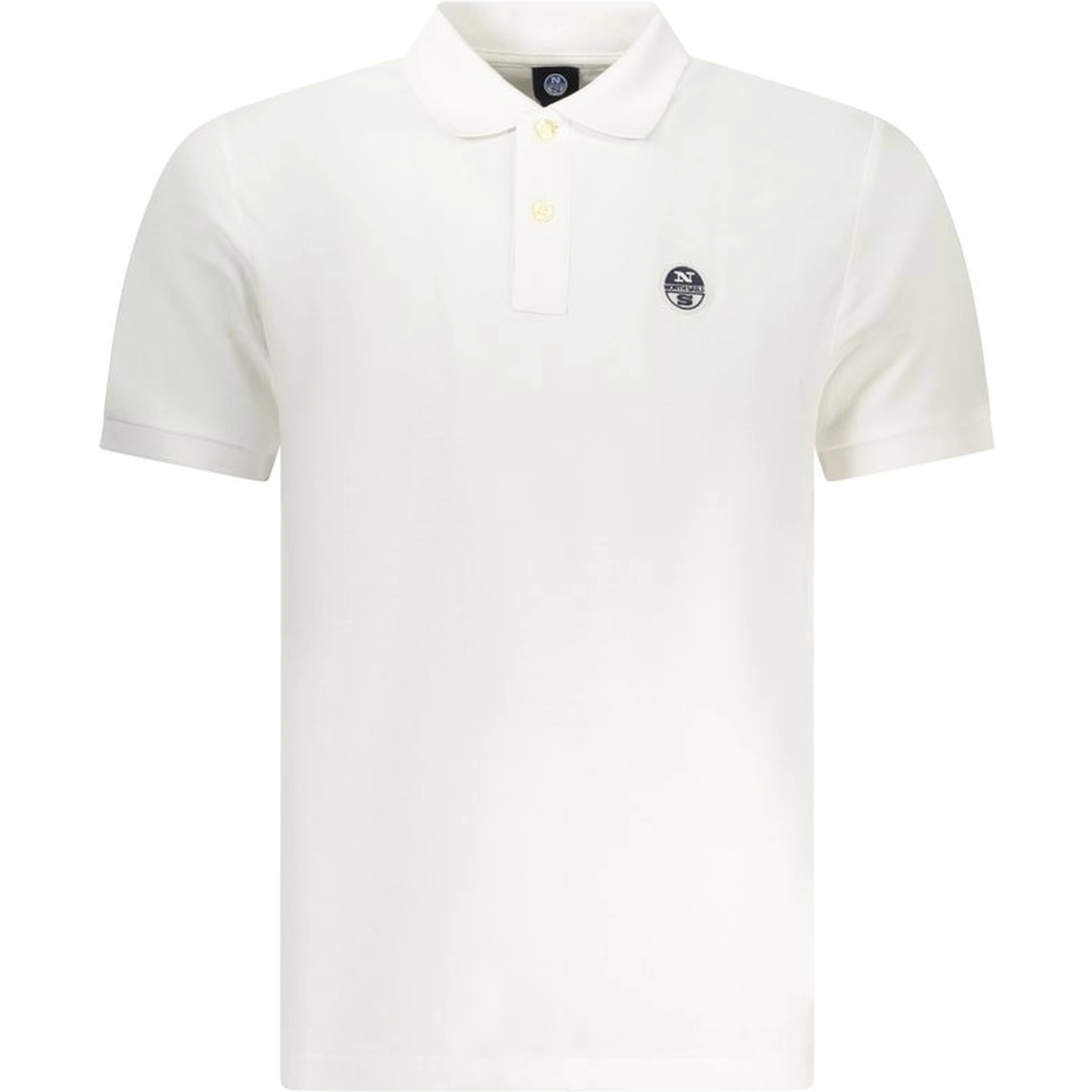 White Cotton Men's Polo Shirt