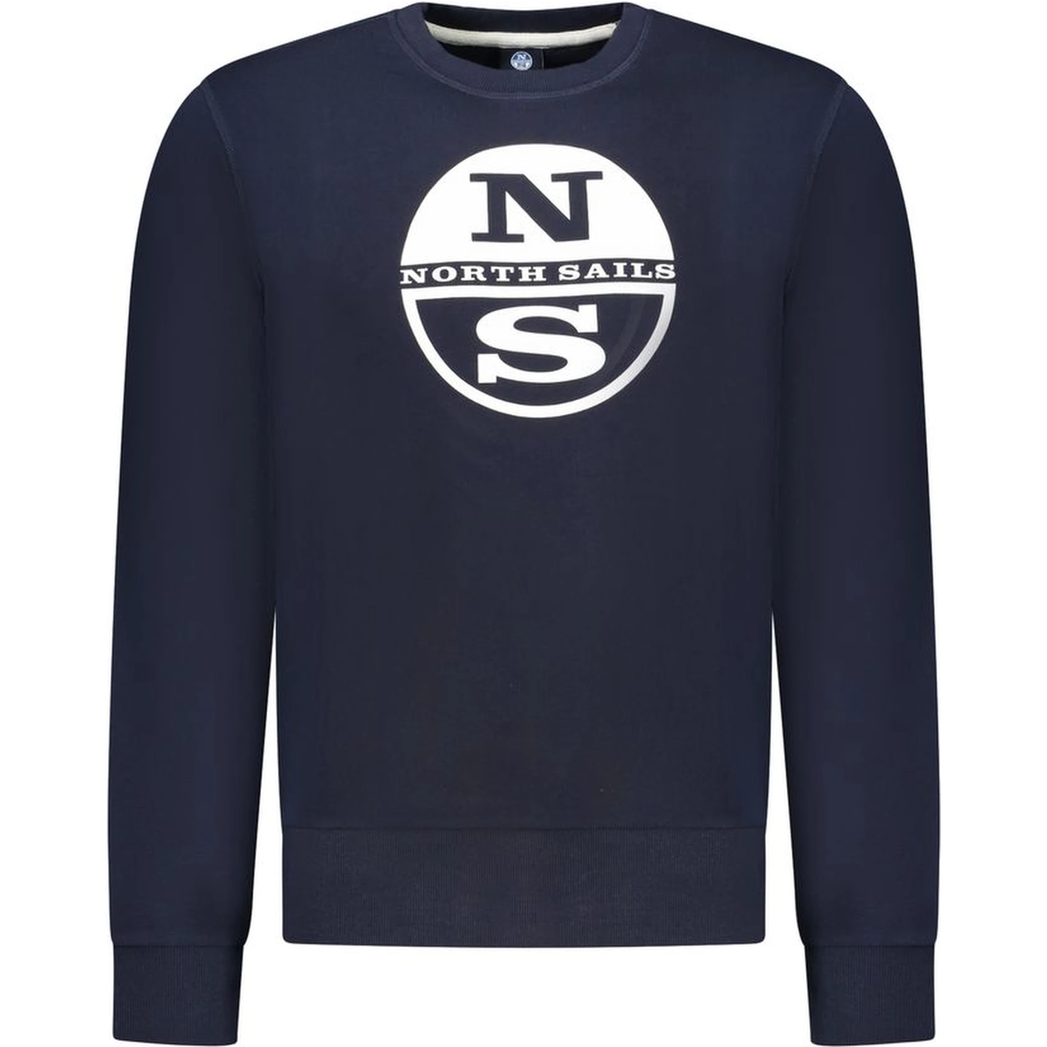 Blue Cotton Men Sweatshirt