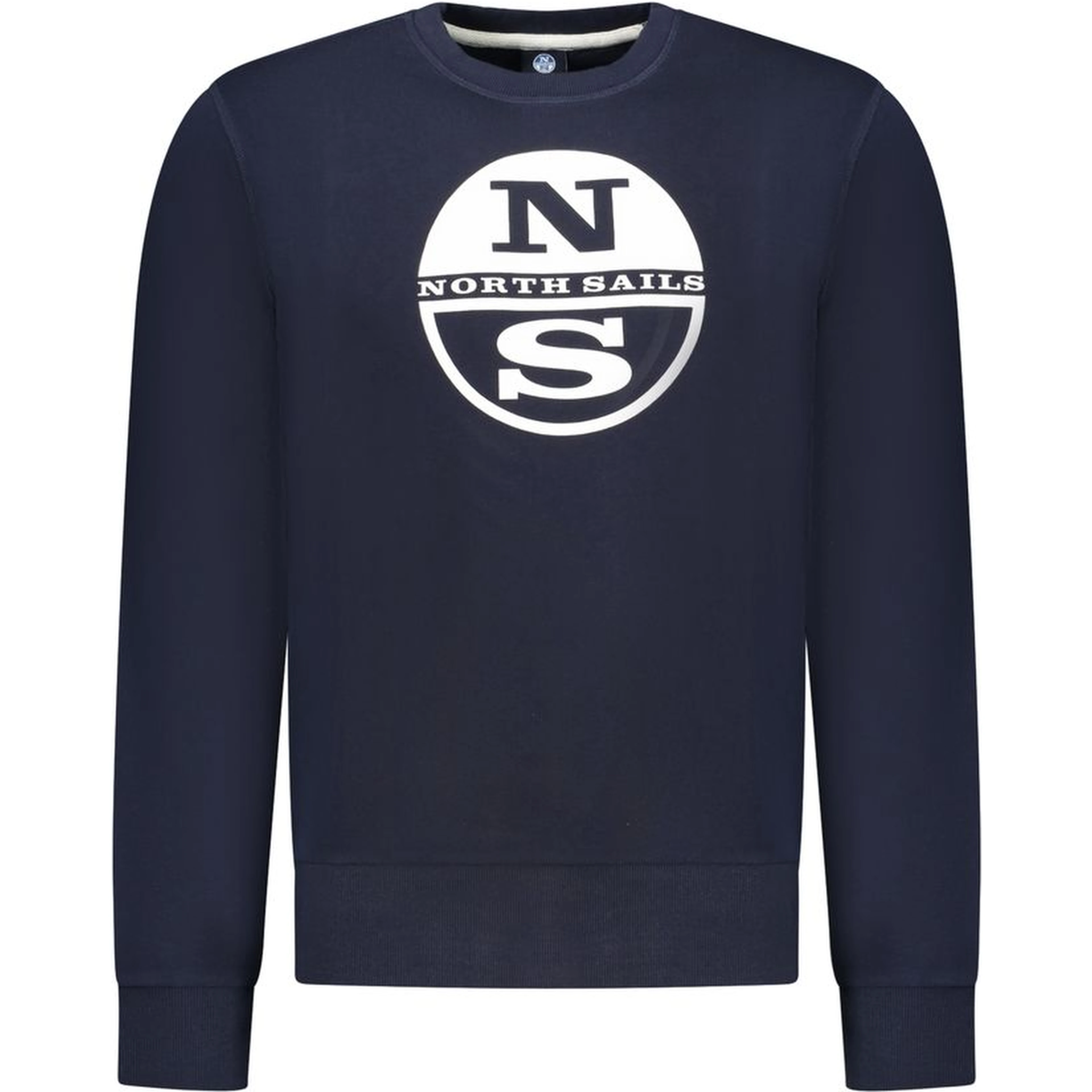 Blue Cotton Men Sweatshirt