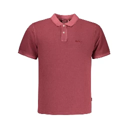 Red Cotton Polo Shirt