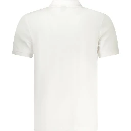 White Cotton Men's Polo Shirt