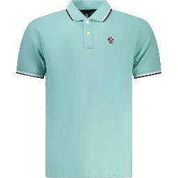 Azzurro Cotton Men Polo