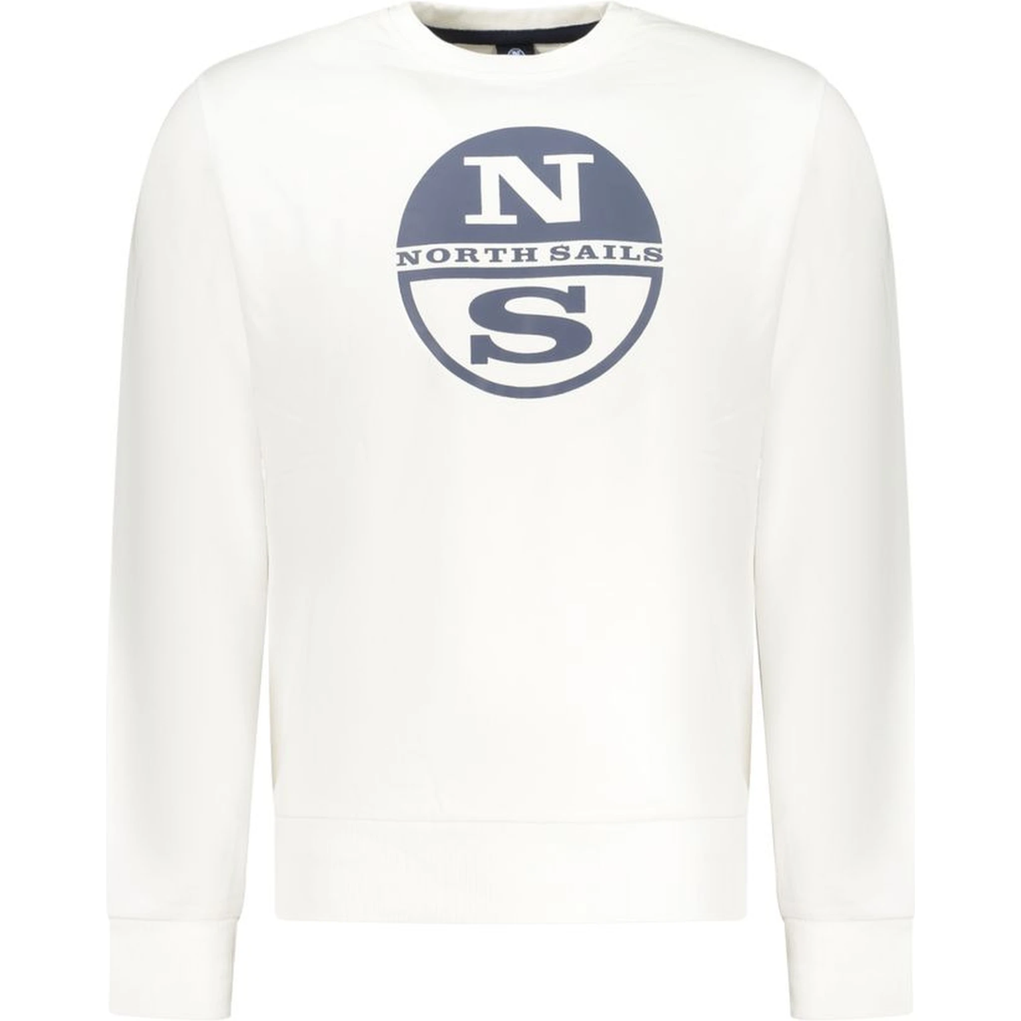 White Cotton Men's Sweatshirt