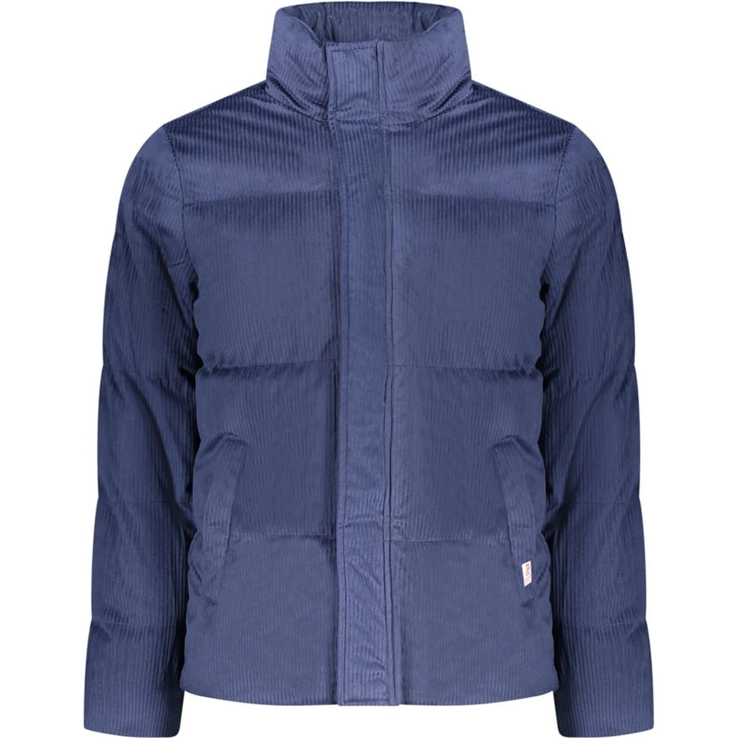 Blue Polyester Coat
