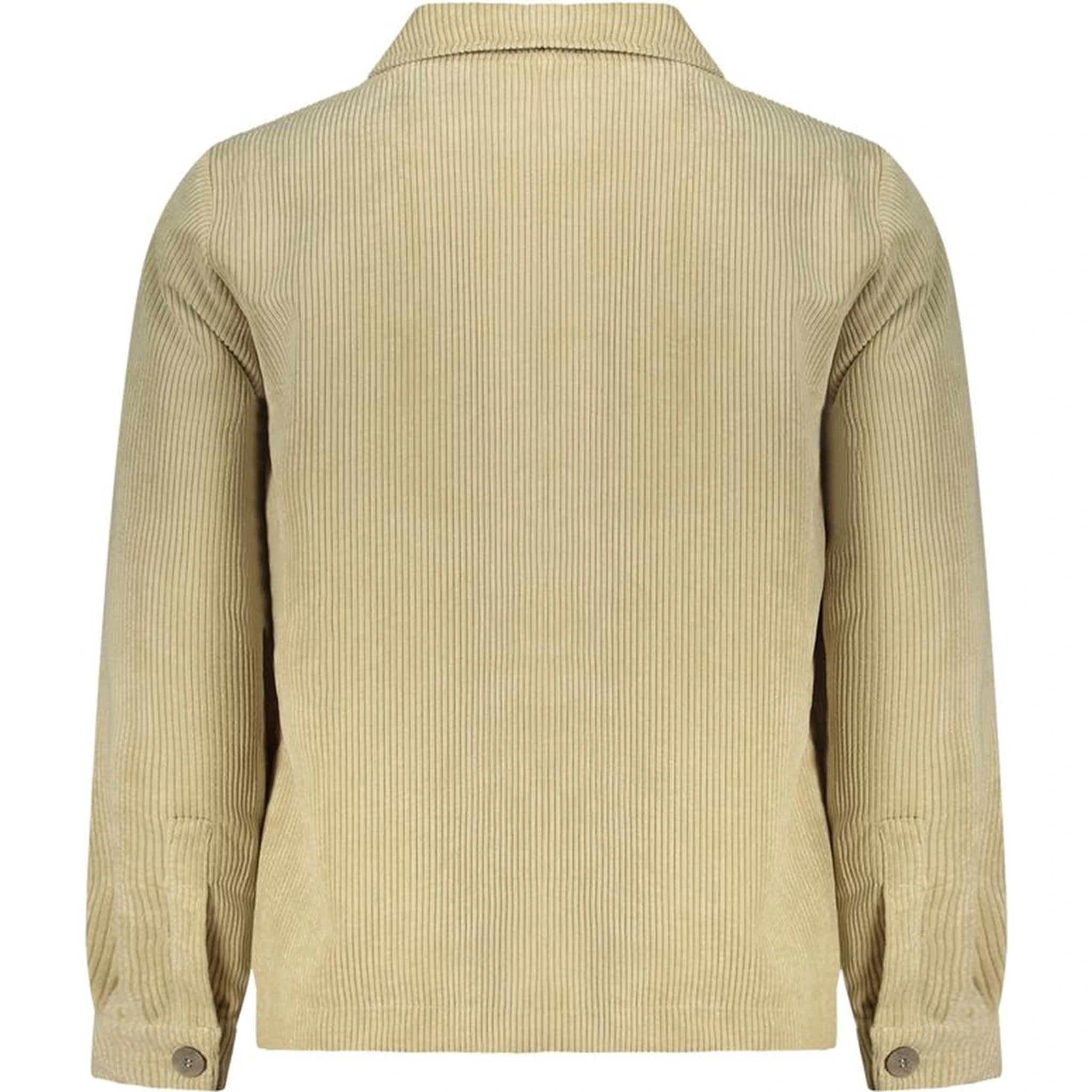 Beige Polyester Men's Shirt