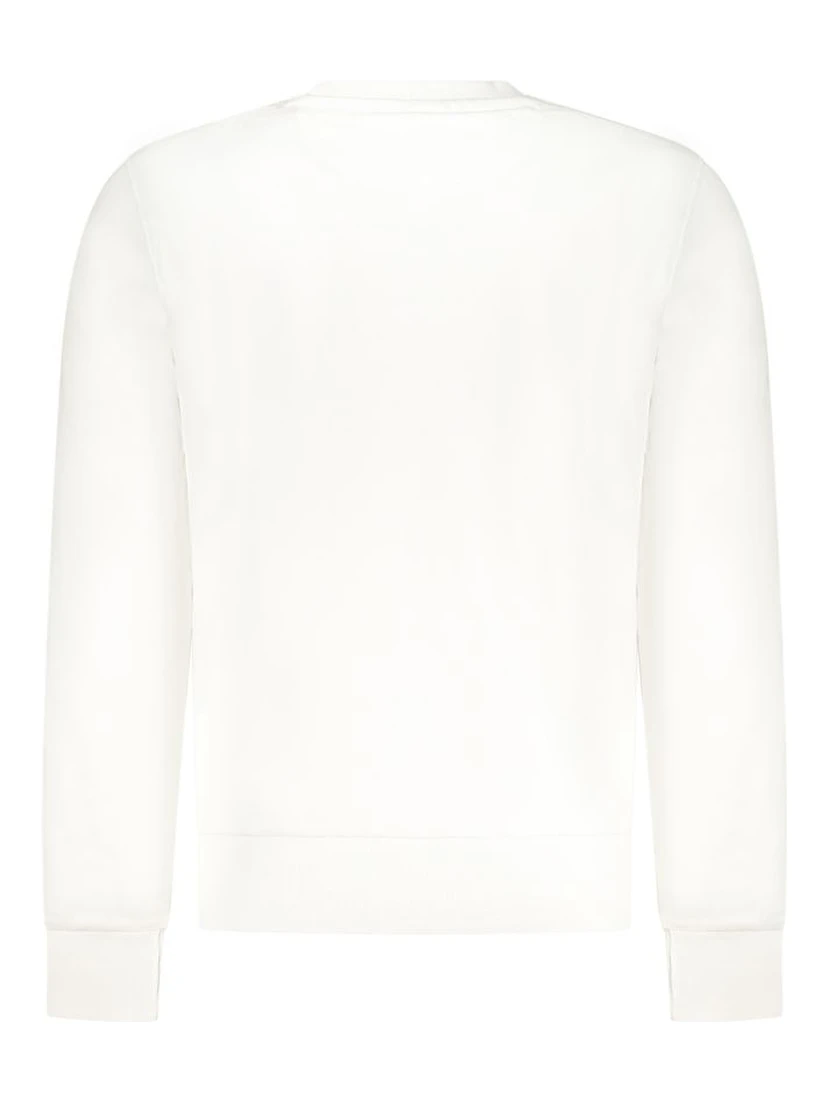 White Cotton Men's Sweatshirt