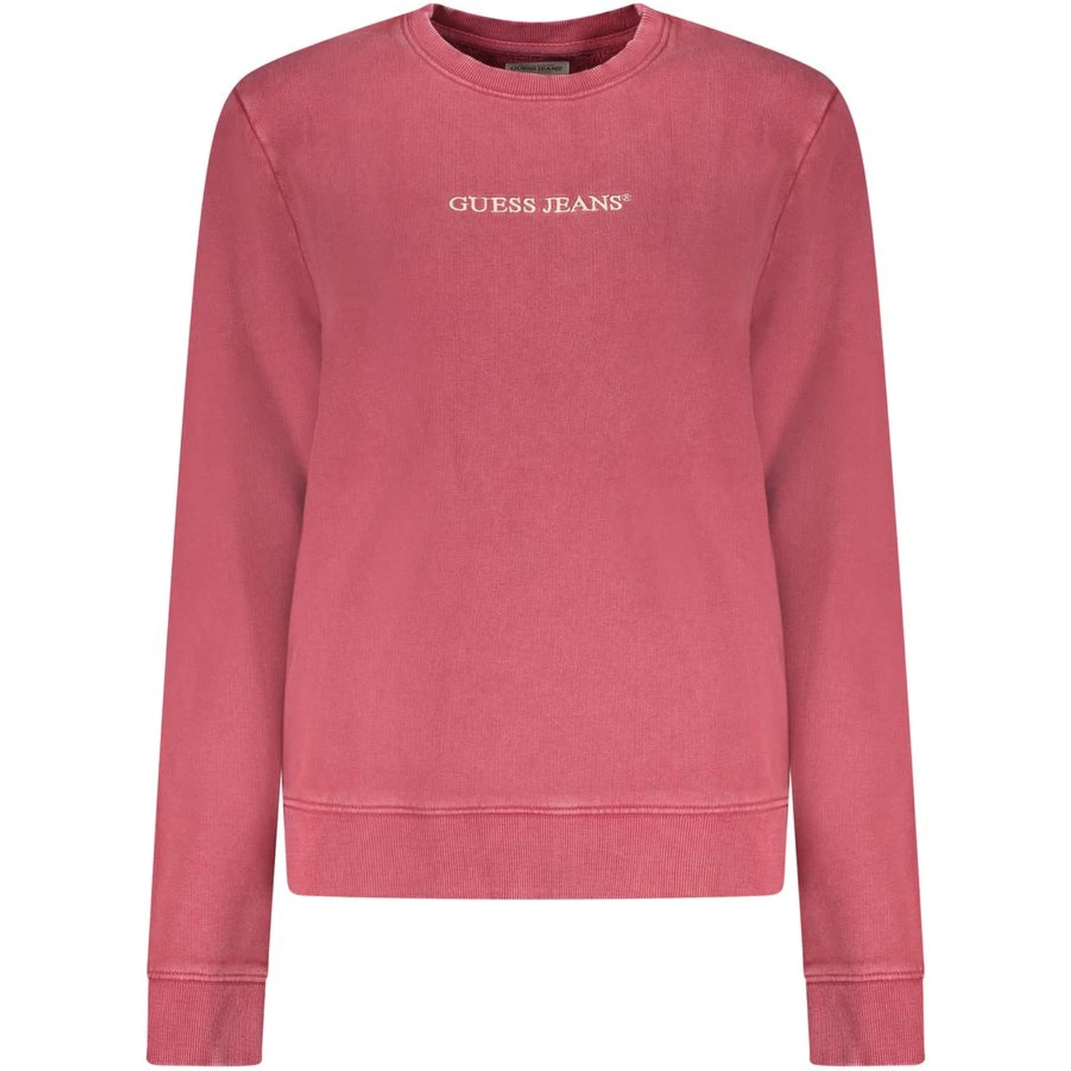 Red Cotton Women Sweatshirt