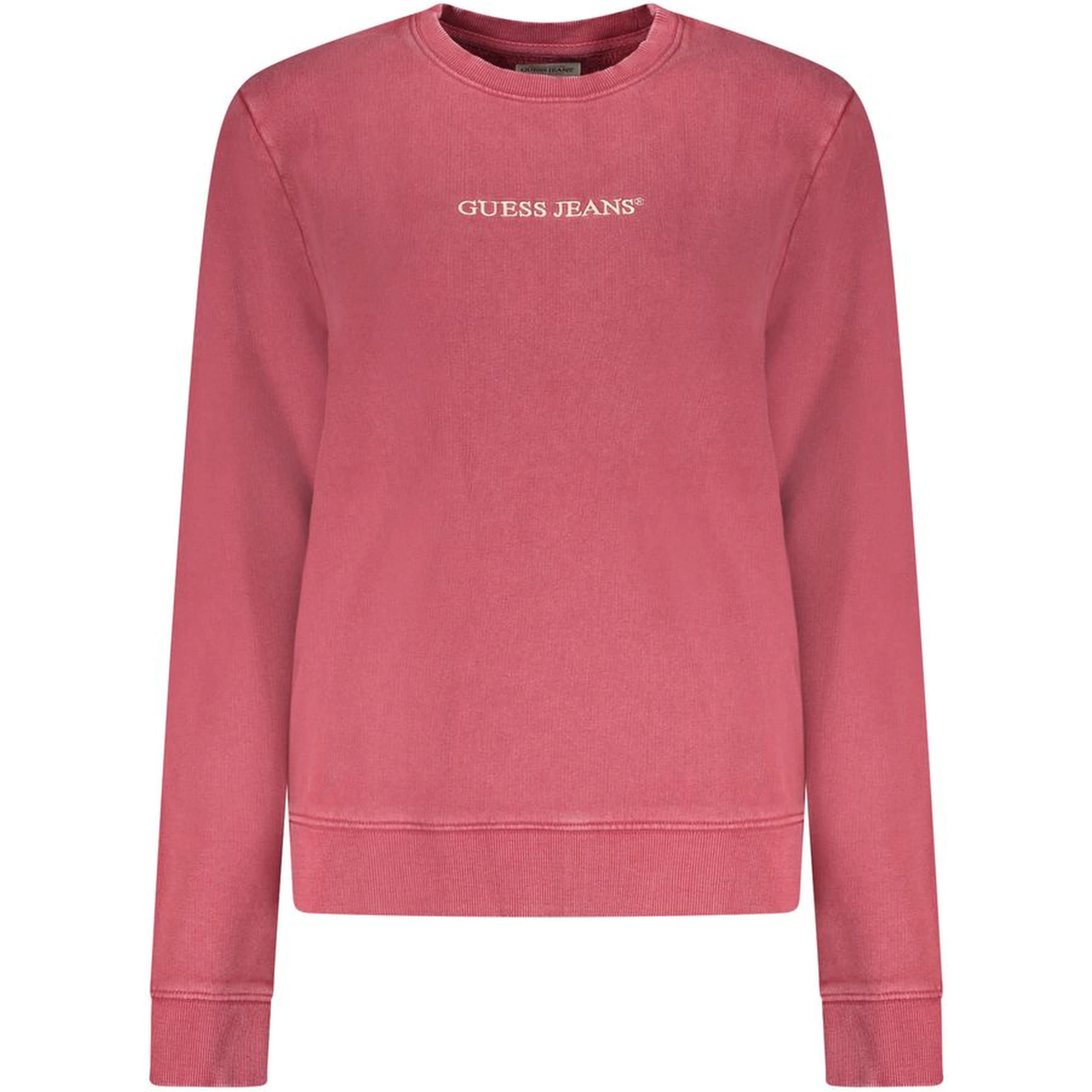 Red Cotton Women Sweatshirt