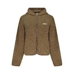 Marrone Polyester Women Sweatshirt