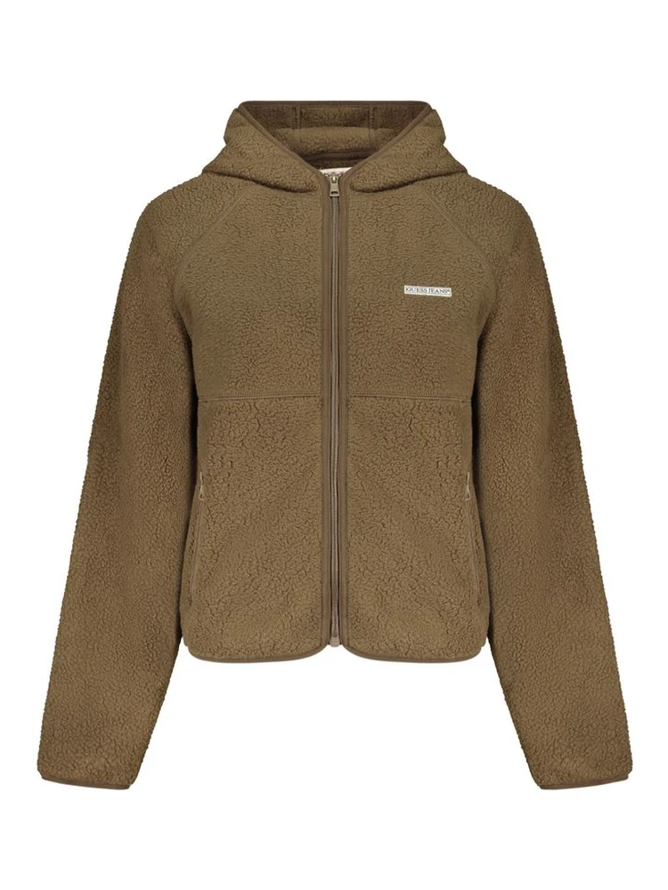 Marrone Polyester Women Sweatshirt