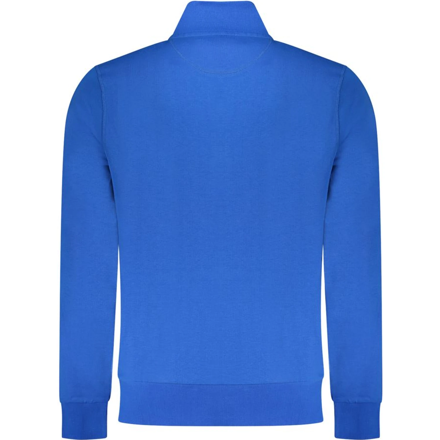 Blue Cotton Men Sweatshirt