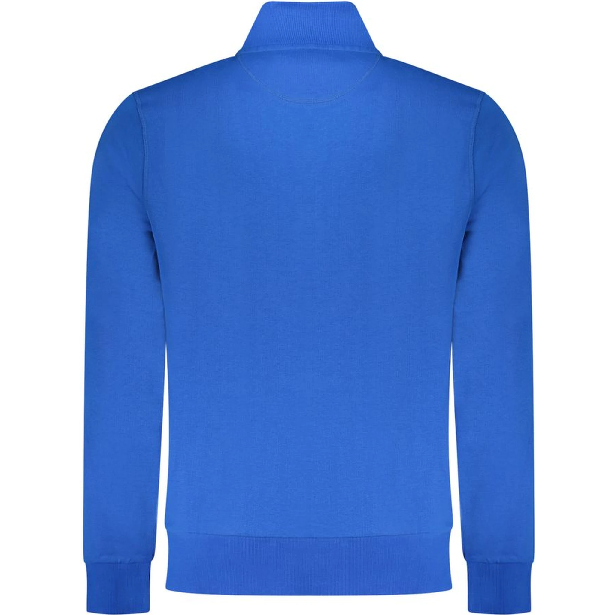 Blue Cotton Men Sweatshirt