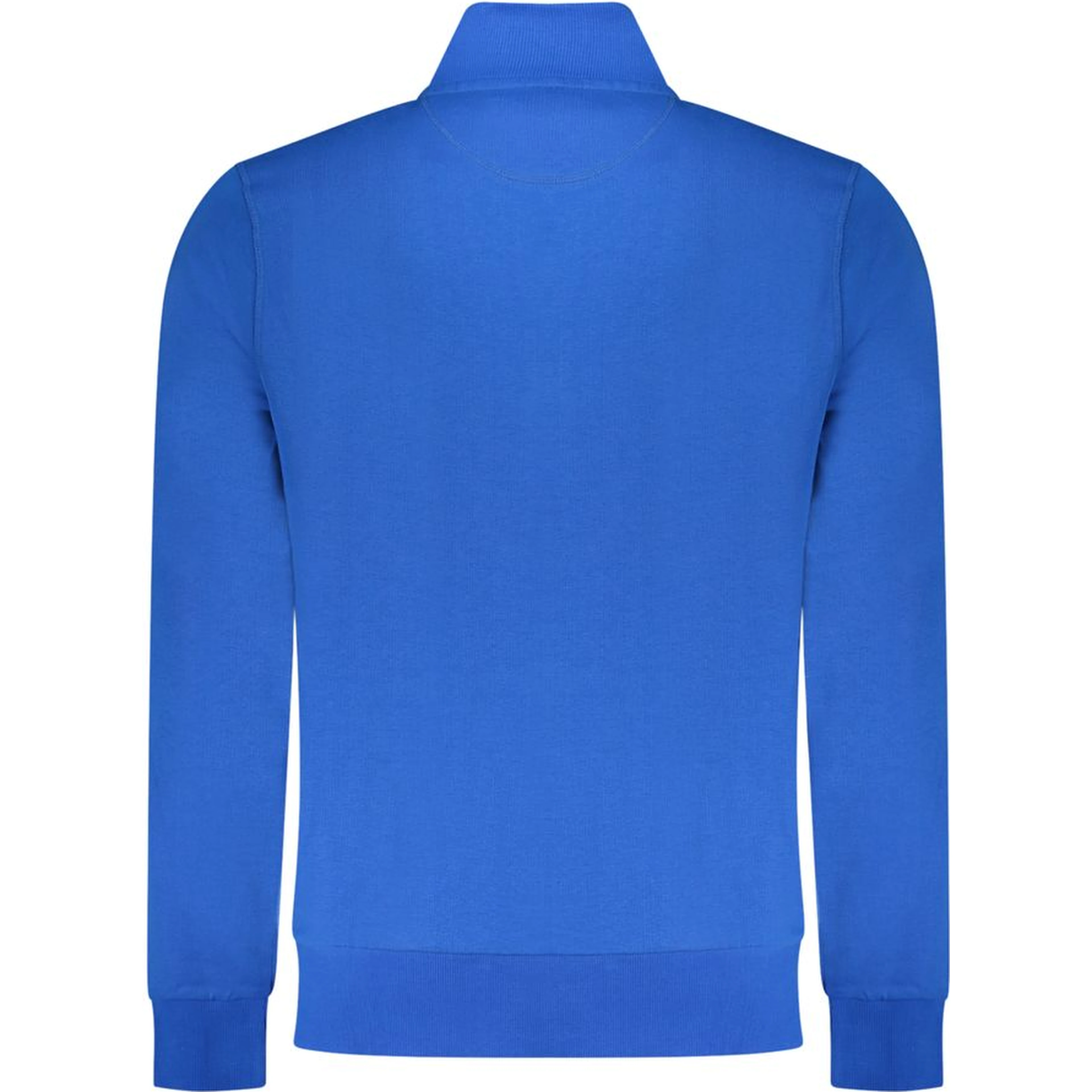 Blue Cotton Men Sweatshirt