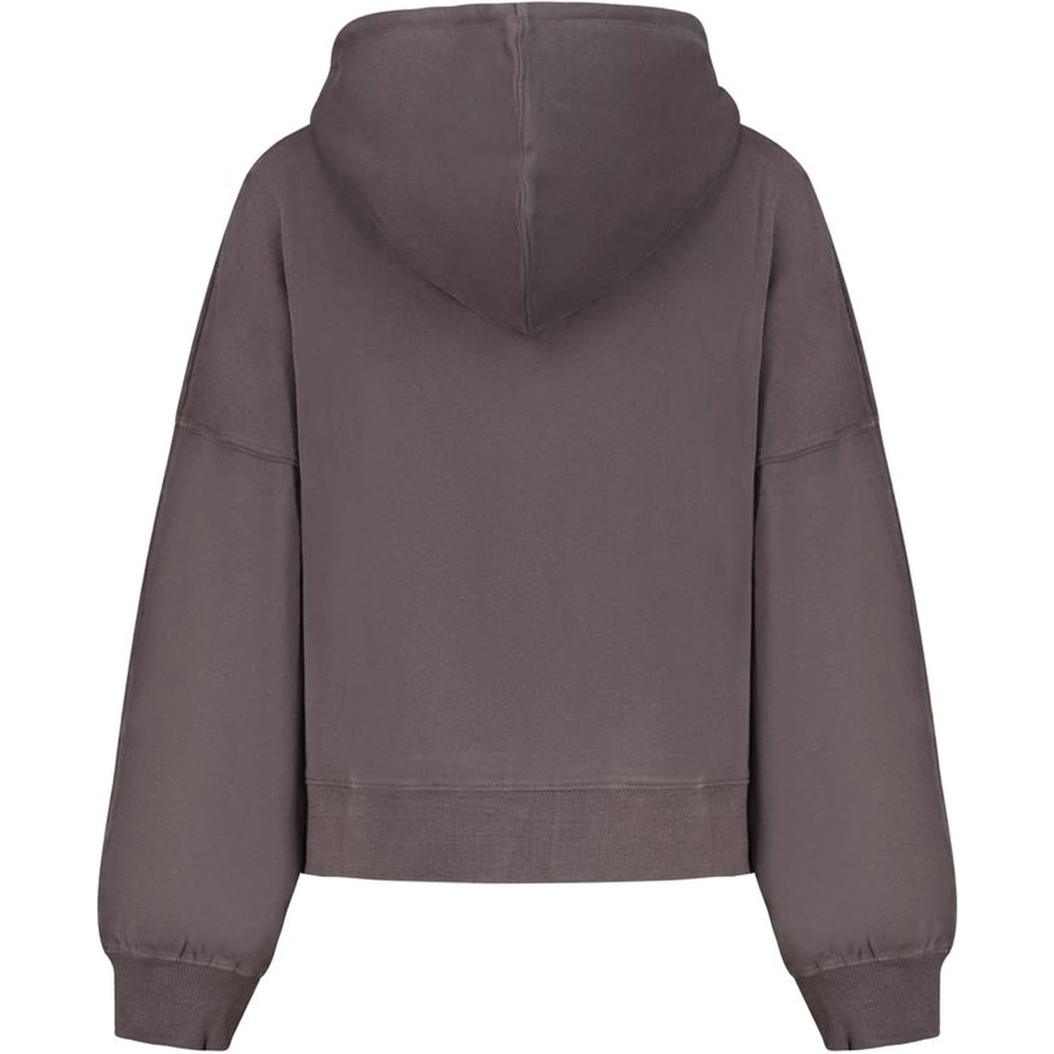 Black Cotton Women Sweatshirt