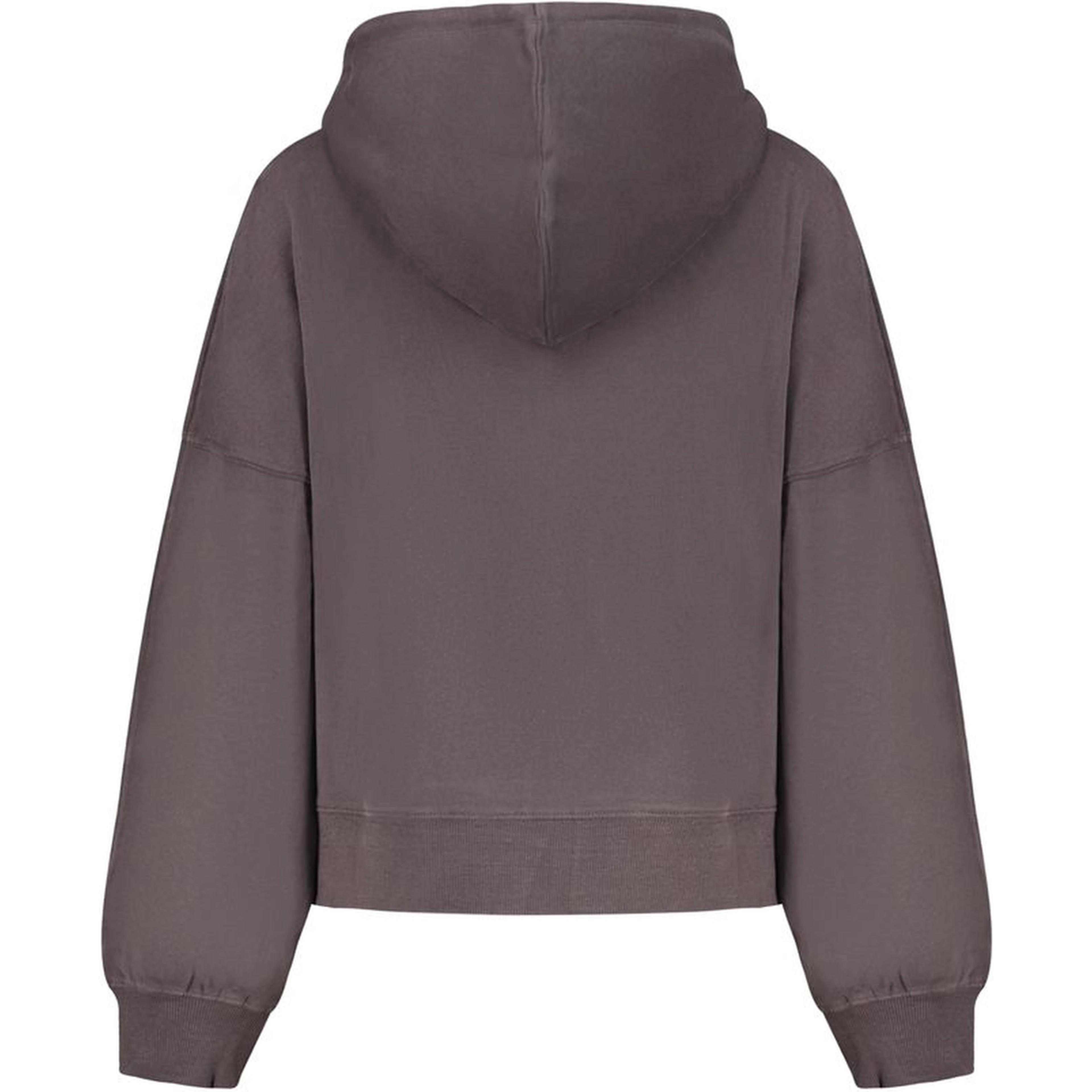 Black Cotton Women Sweatshirt