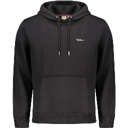 Black Polyester Men's Sweatshirt