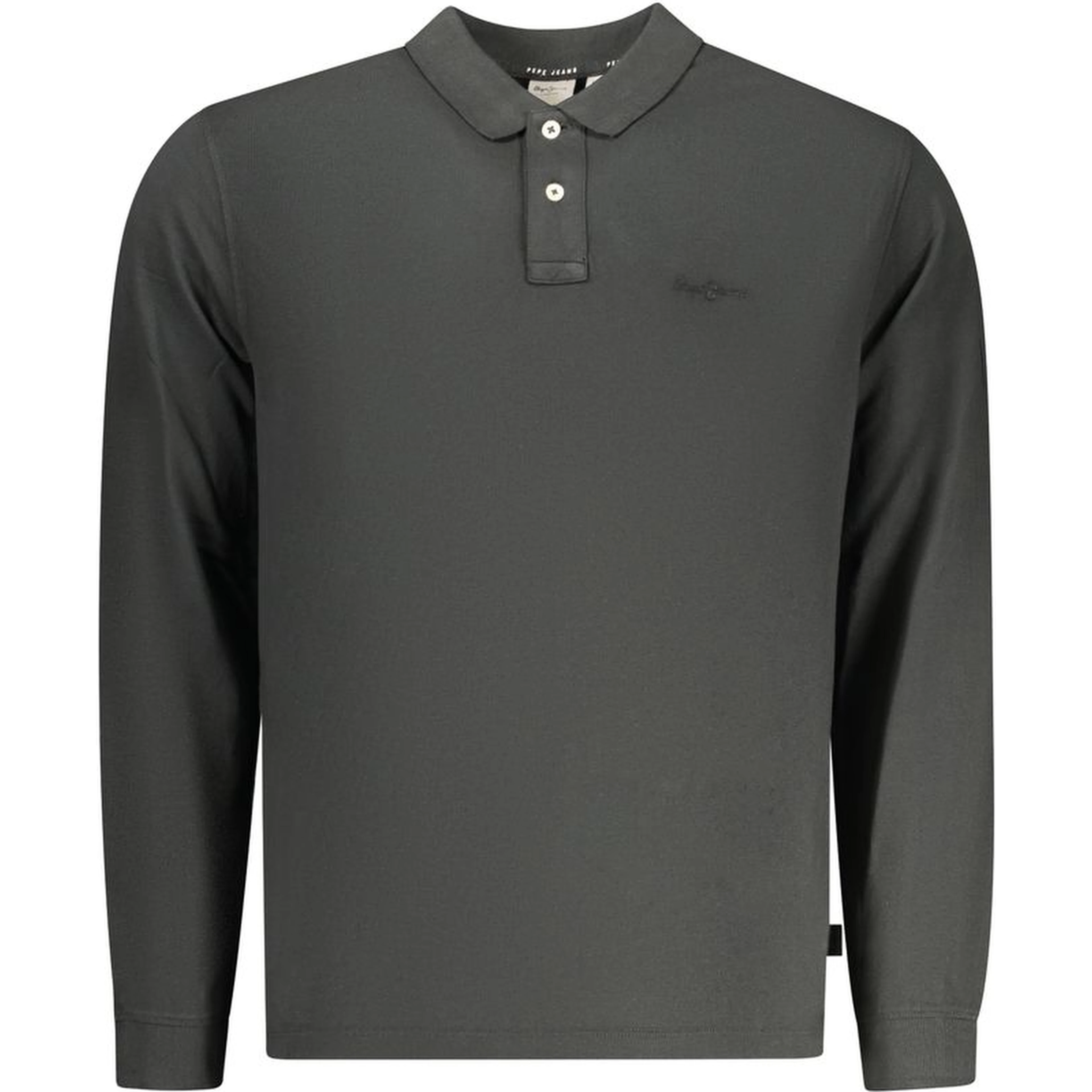 Black Cotton Polo Shirt