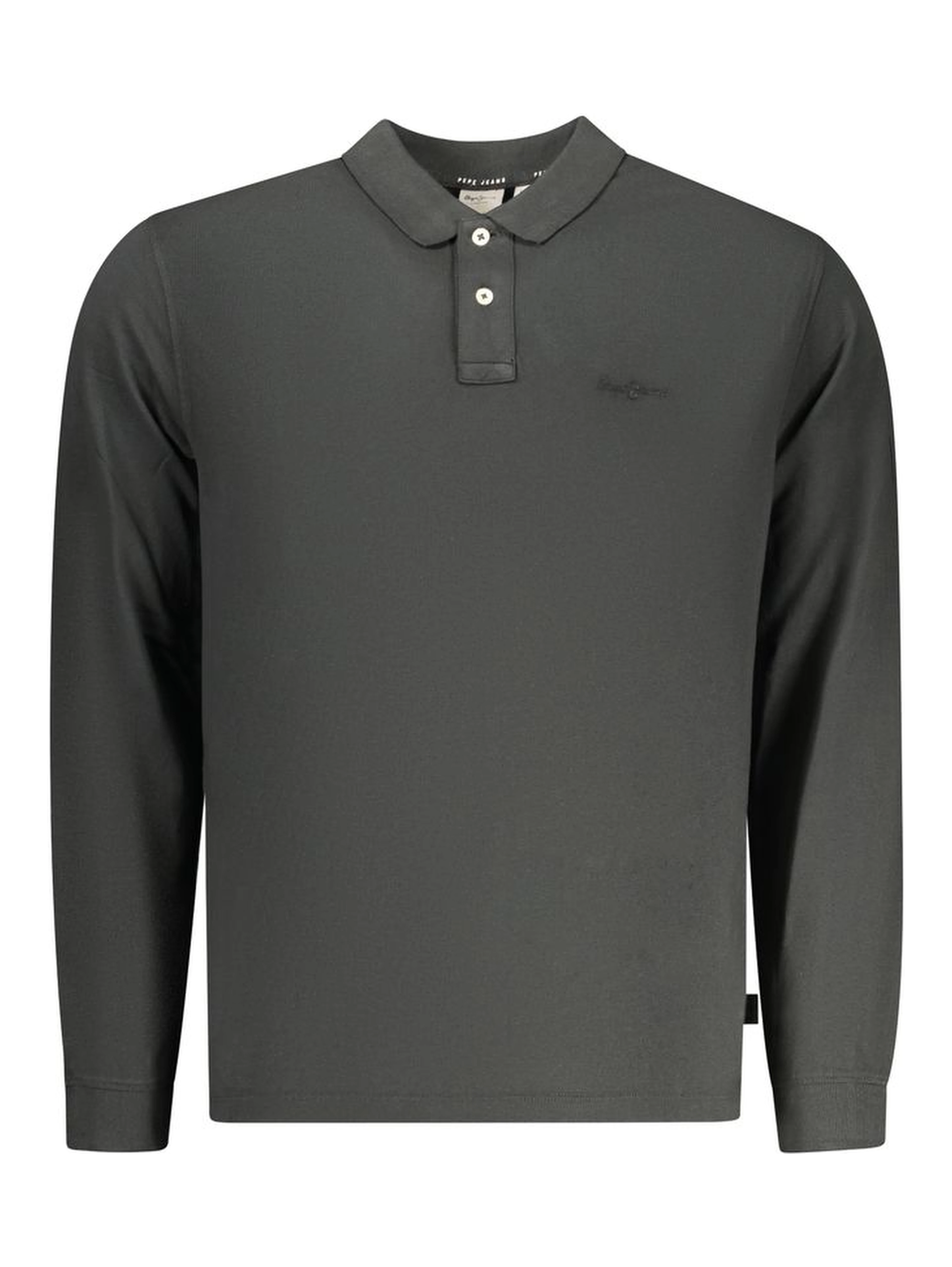 Black Cotton Polo Shirt
