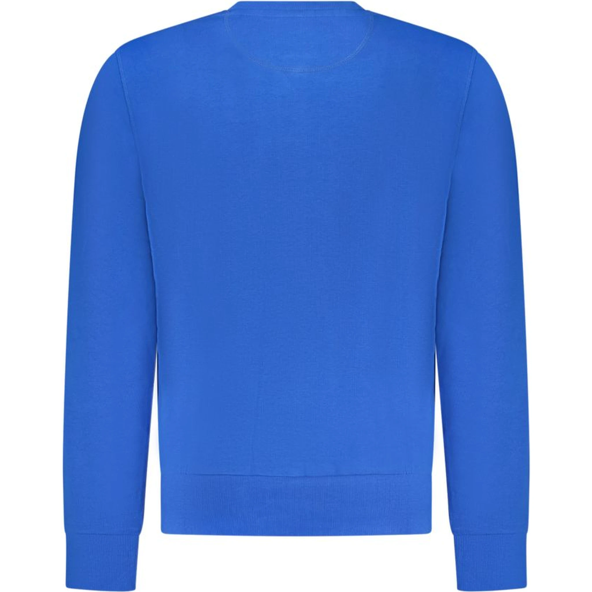 Blue Cotton Men Sweatshirt