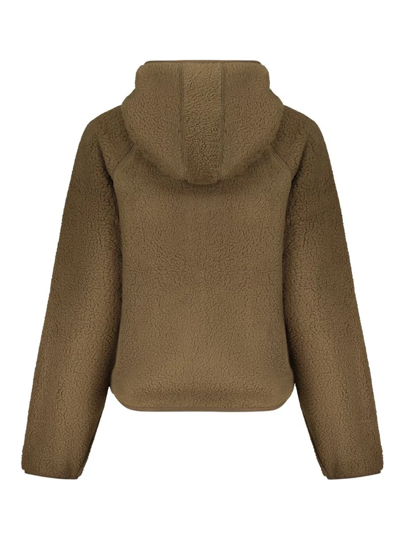 Marrone Polyester Women Sweatshirt