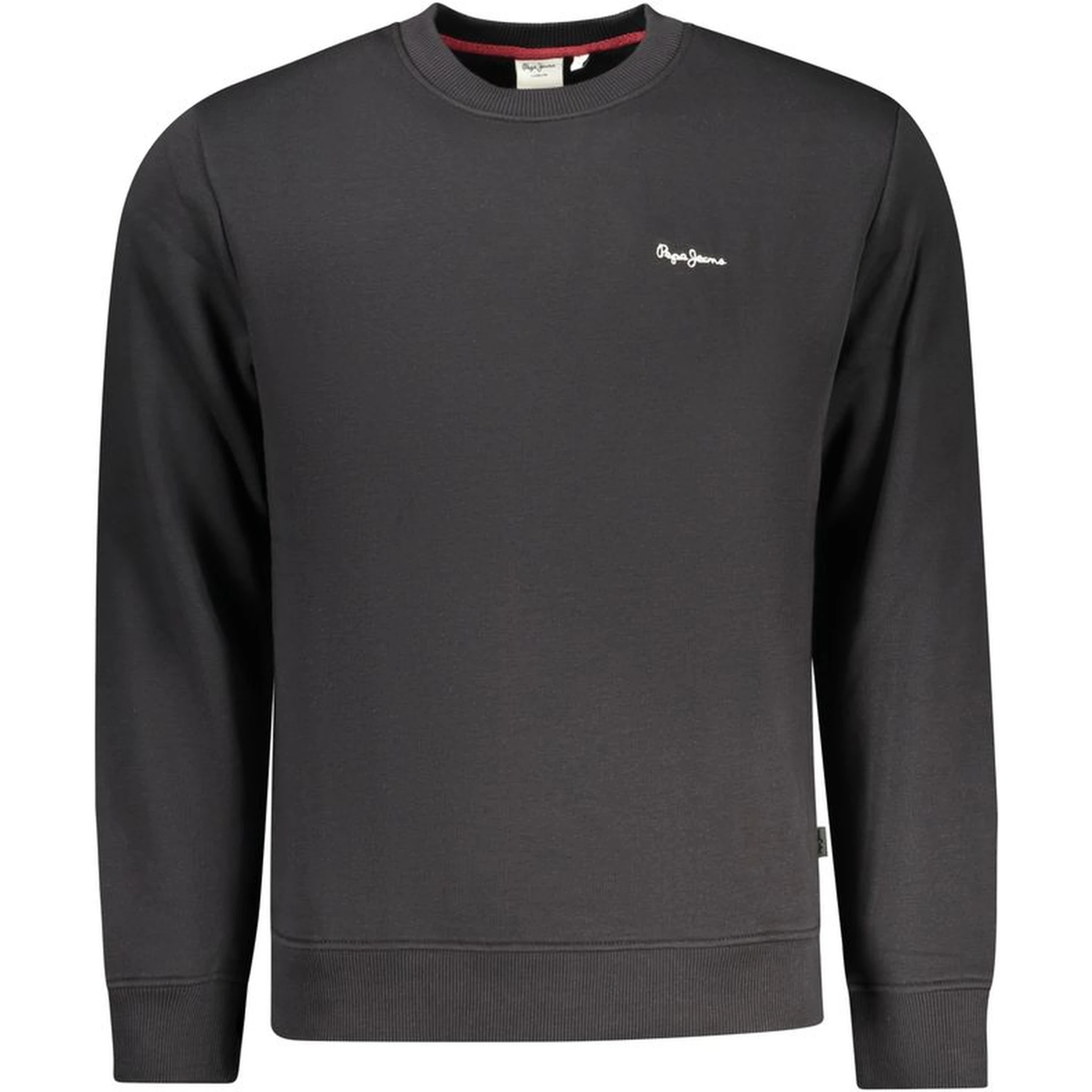 Black Polyester Men's Sweatshirt