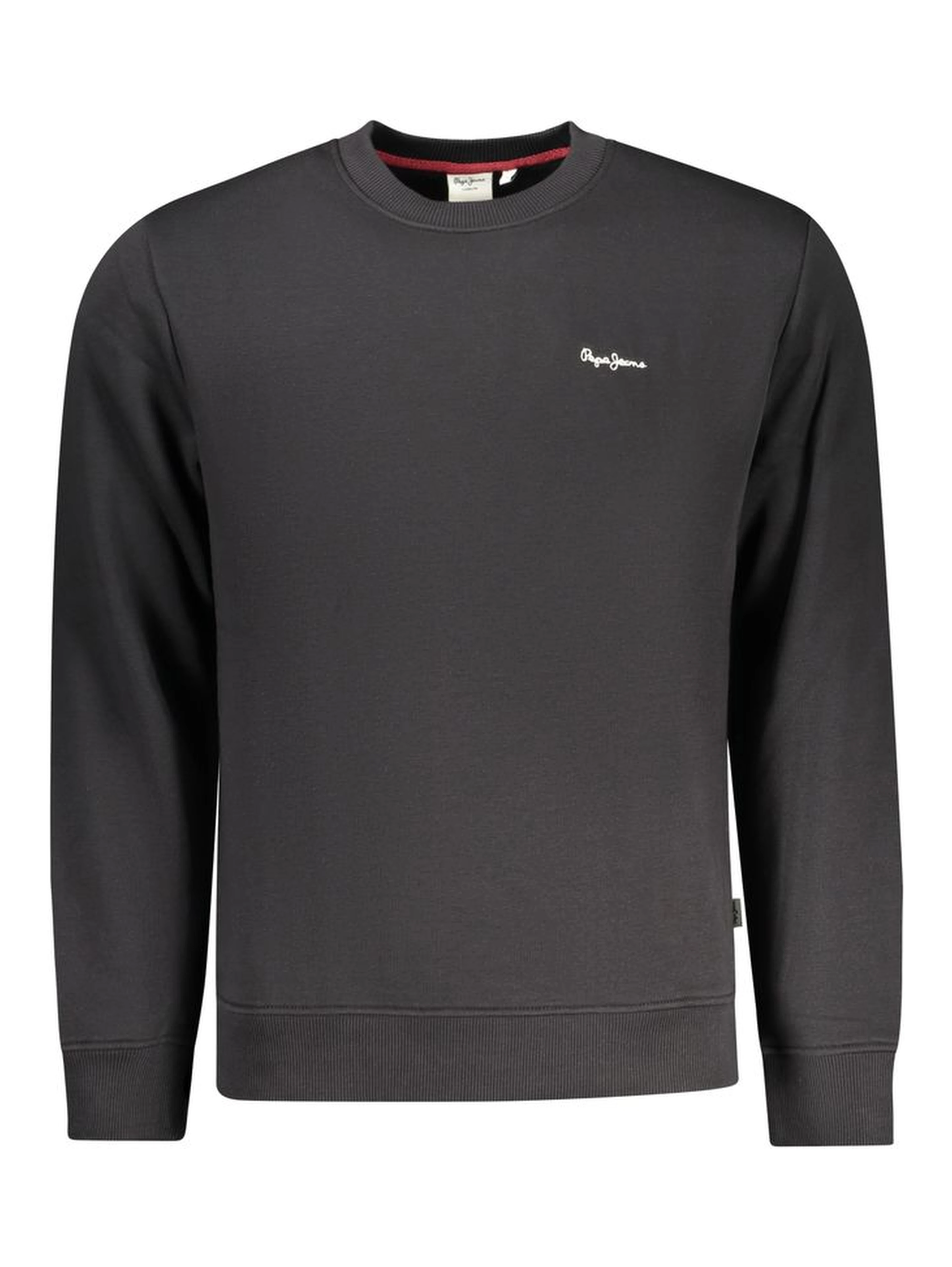 Black Polyester Men's Sweatshirt