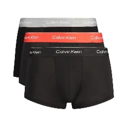 Black Cotton Men's Boxer Short