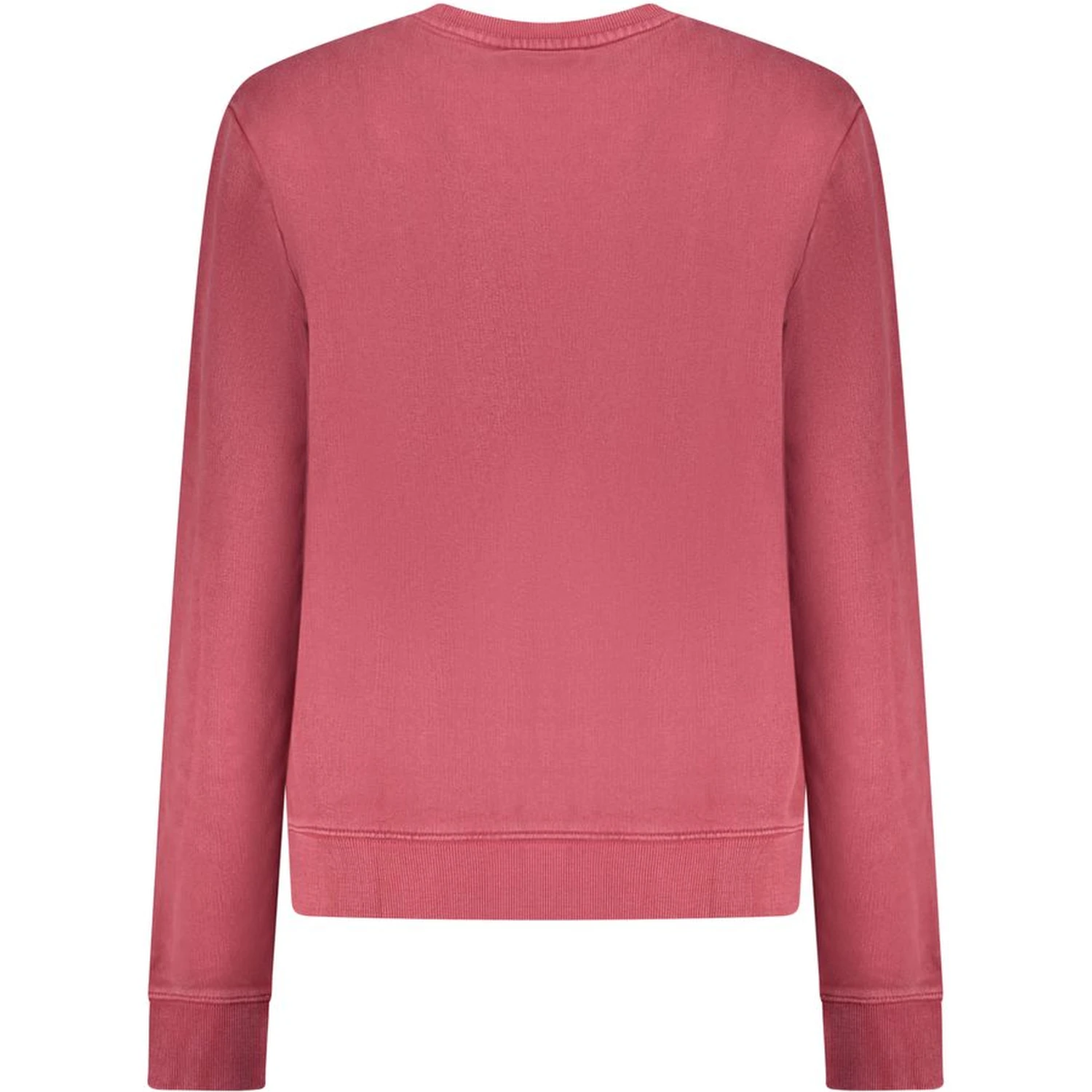 Red Cotton Women Sweatshirt